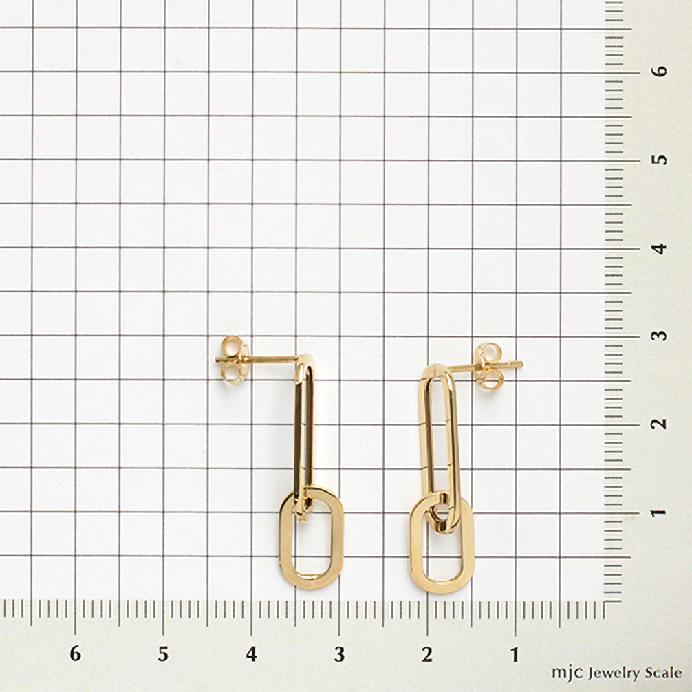 K18ピアス(イタリア製)《23T10274》