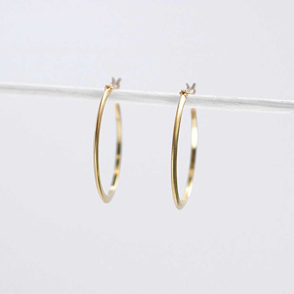 K18ピアス(フープ)《23T10285》