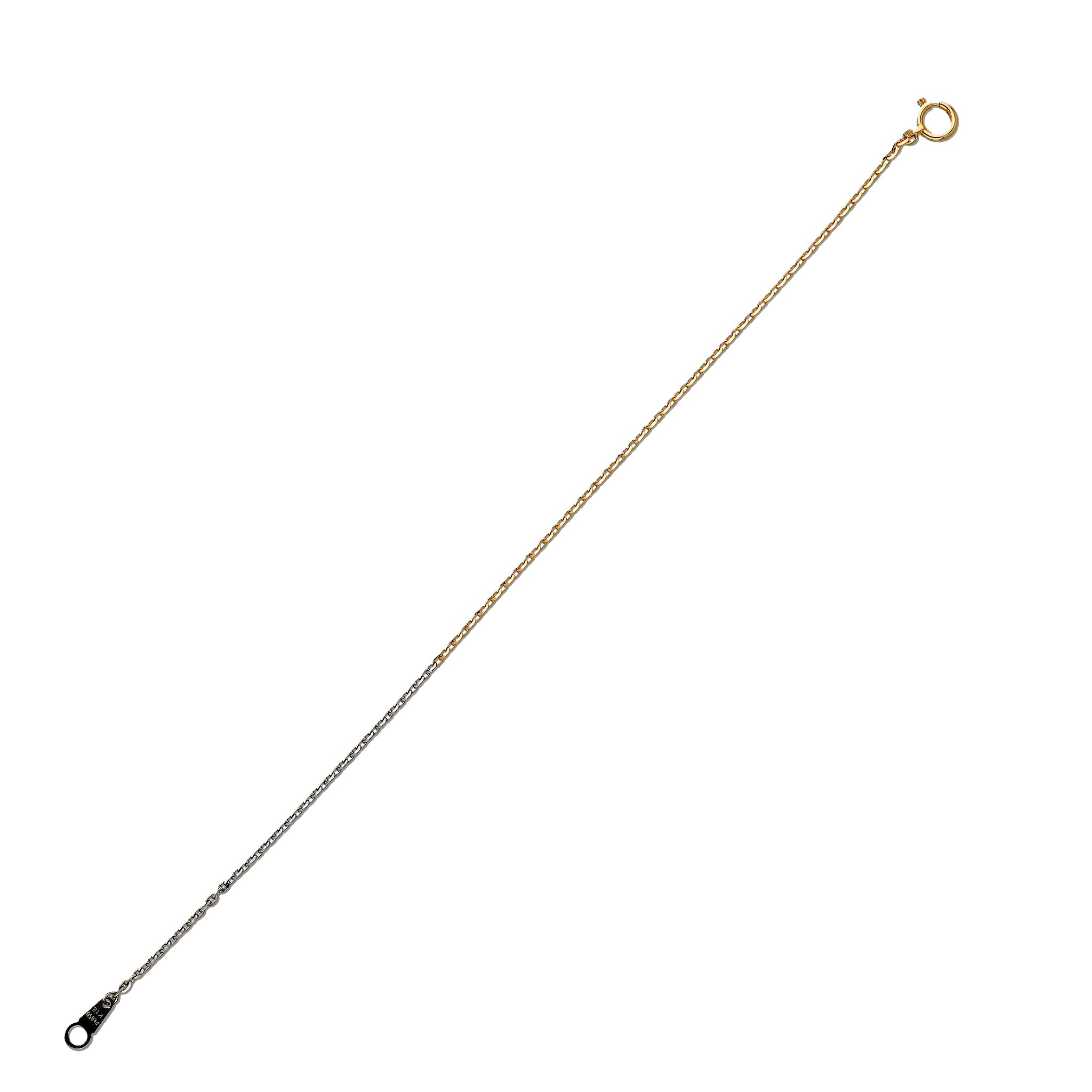 K18/PTブレスレット(カットアズキブレス)《WBCY4180》