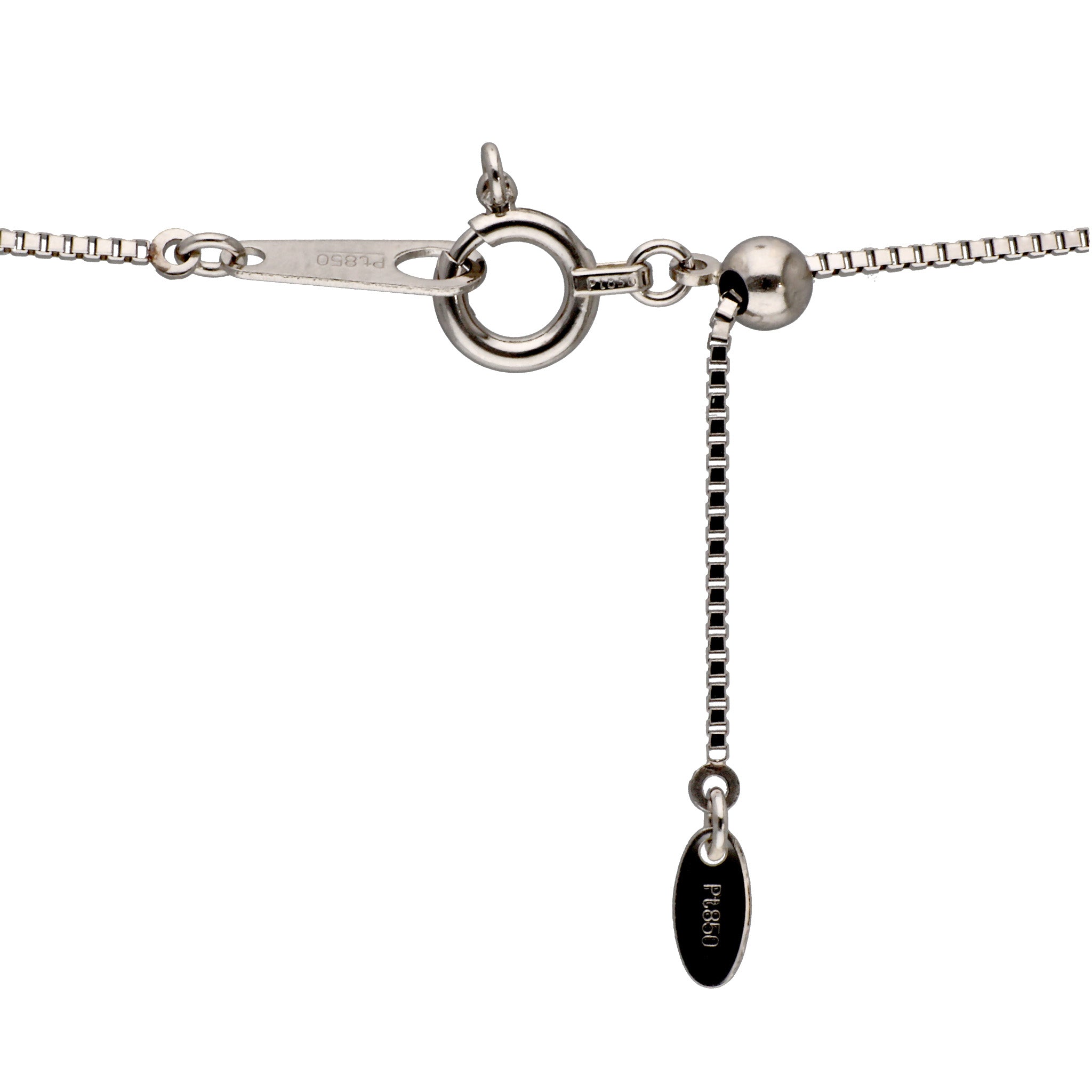 ダイヤモンド プラチナネックレス(計1.0カラット/ブラウン系/パヴェ雫/1st記念商品)《JPDD1936》