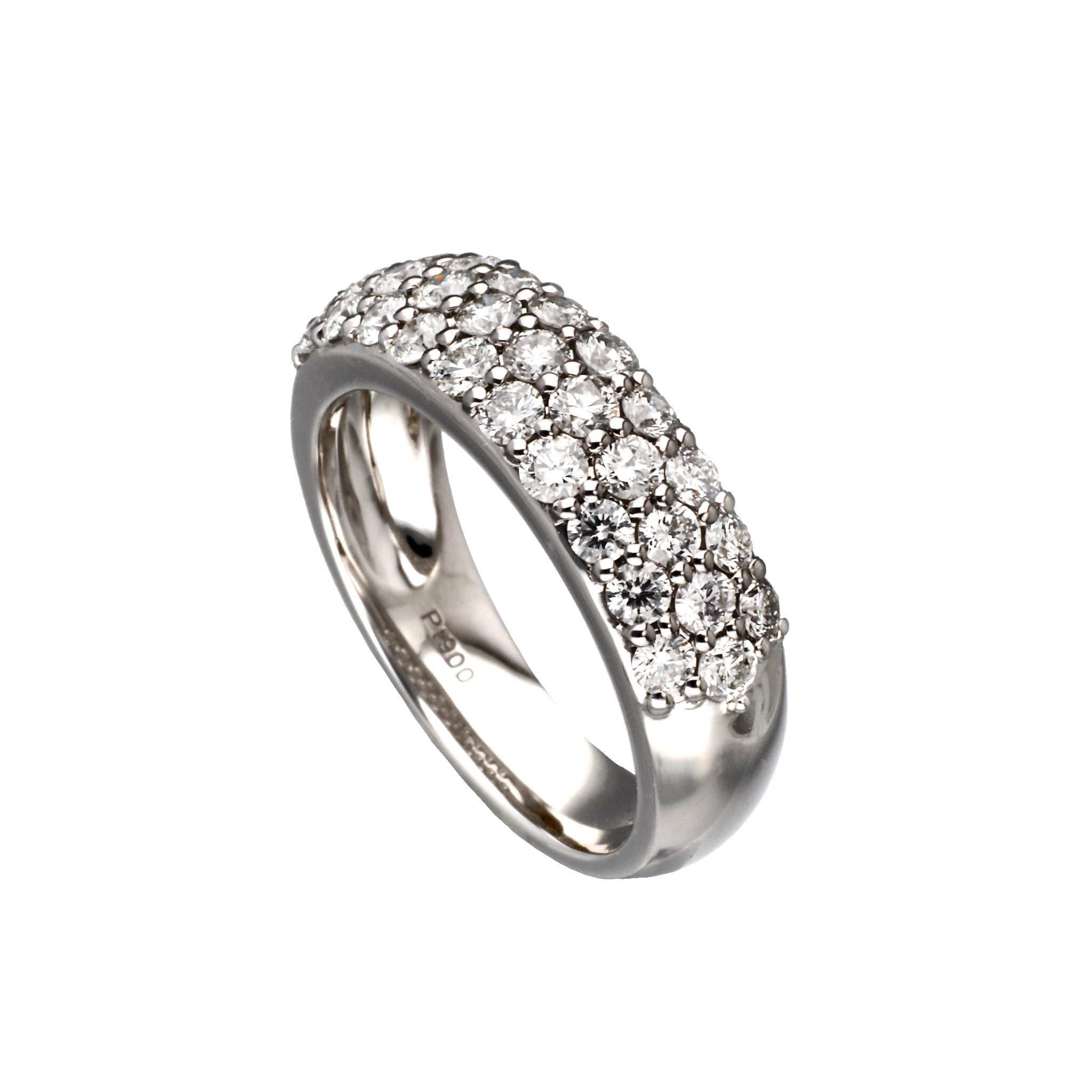 ダイヤモンド プラチナリング(計1.0カラット/パヴェ/1st記念商品)《JRGD1934》