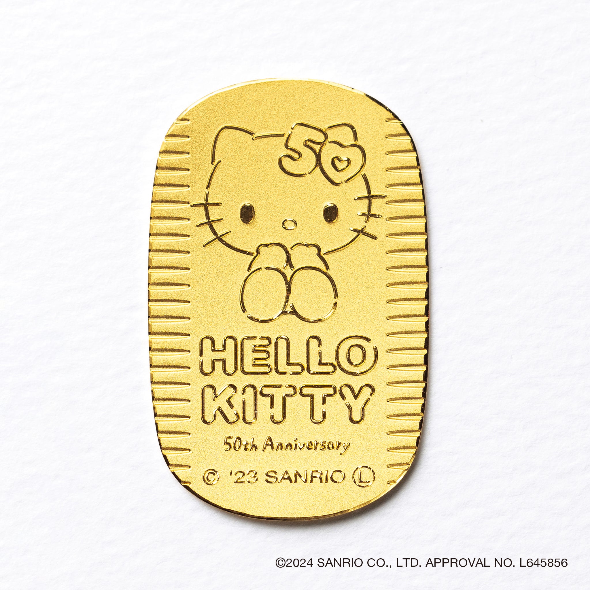 50周年記念限定ハローキティー純金小判10g ハローキティ 限定 純金小判