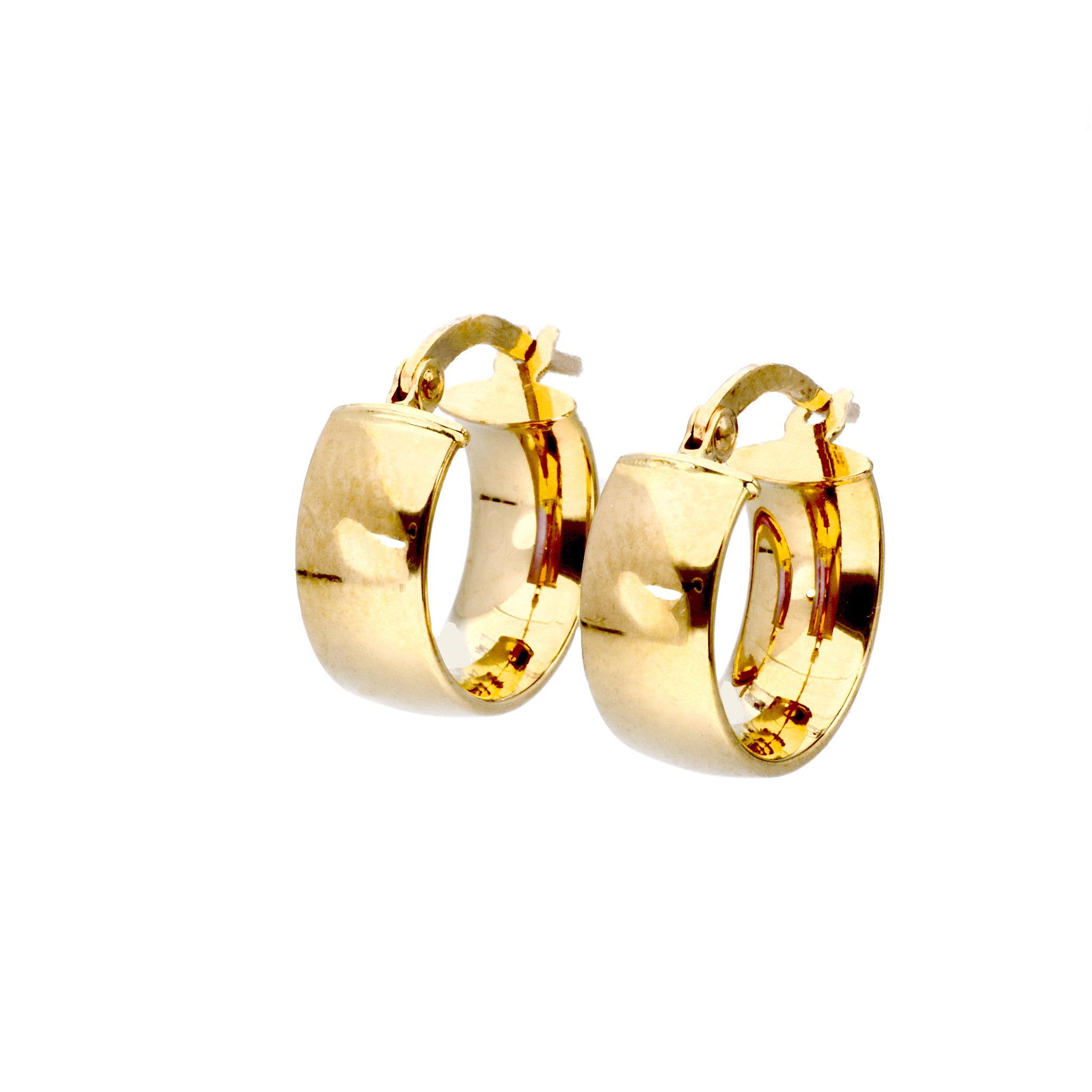 K18ピアス(フープ/イタリア製)《24T10116》