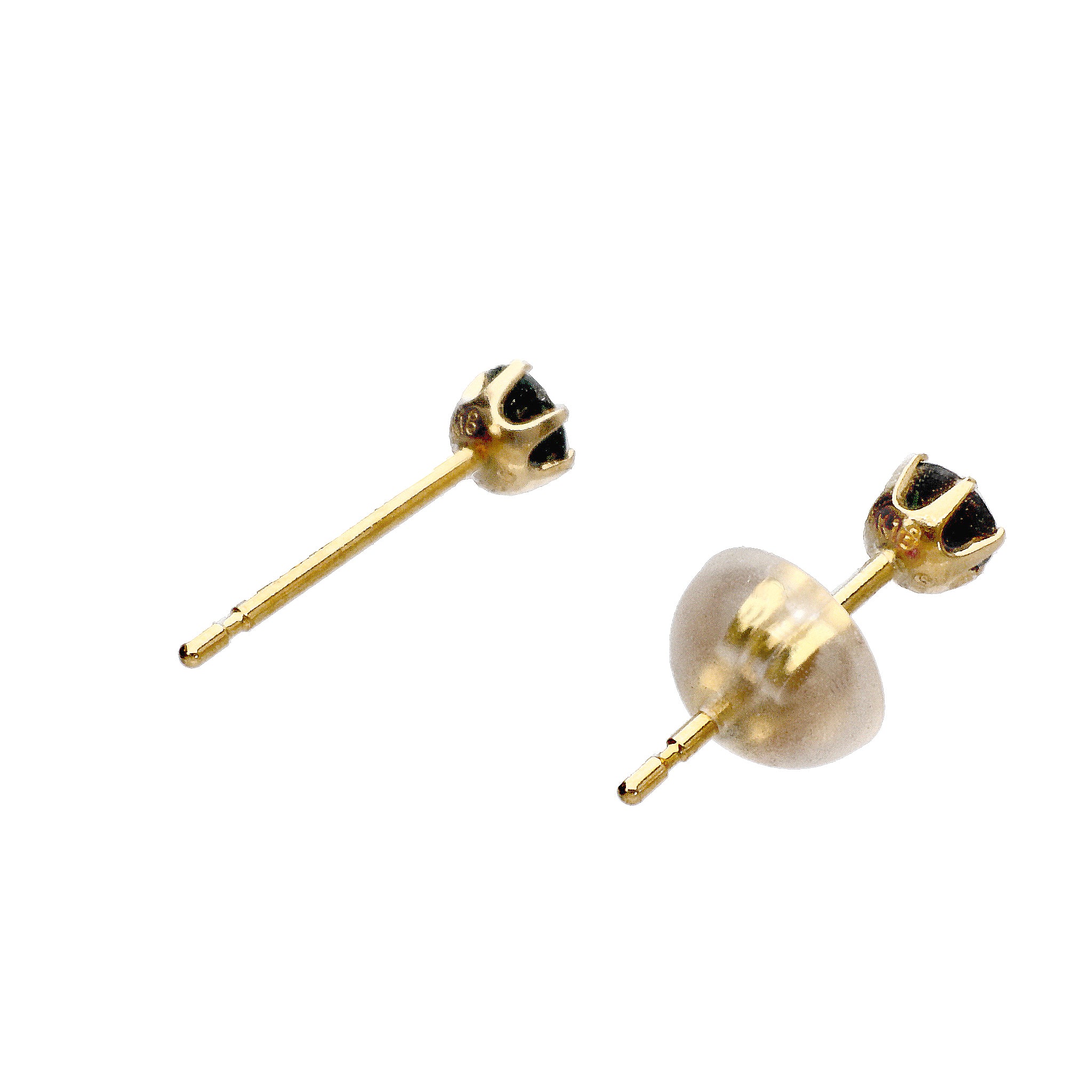 カラーチェンジガーネット K18ピアス(1月誕生石)《24T10136》