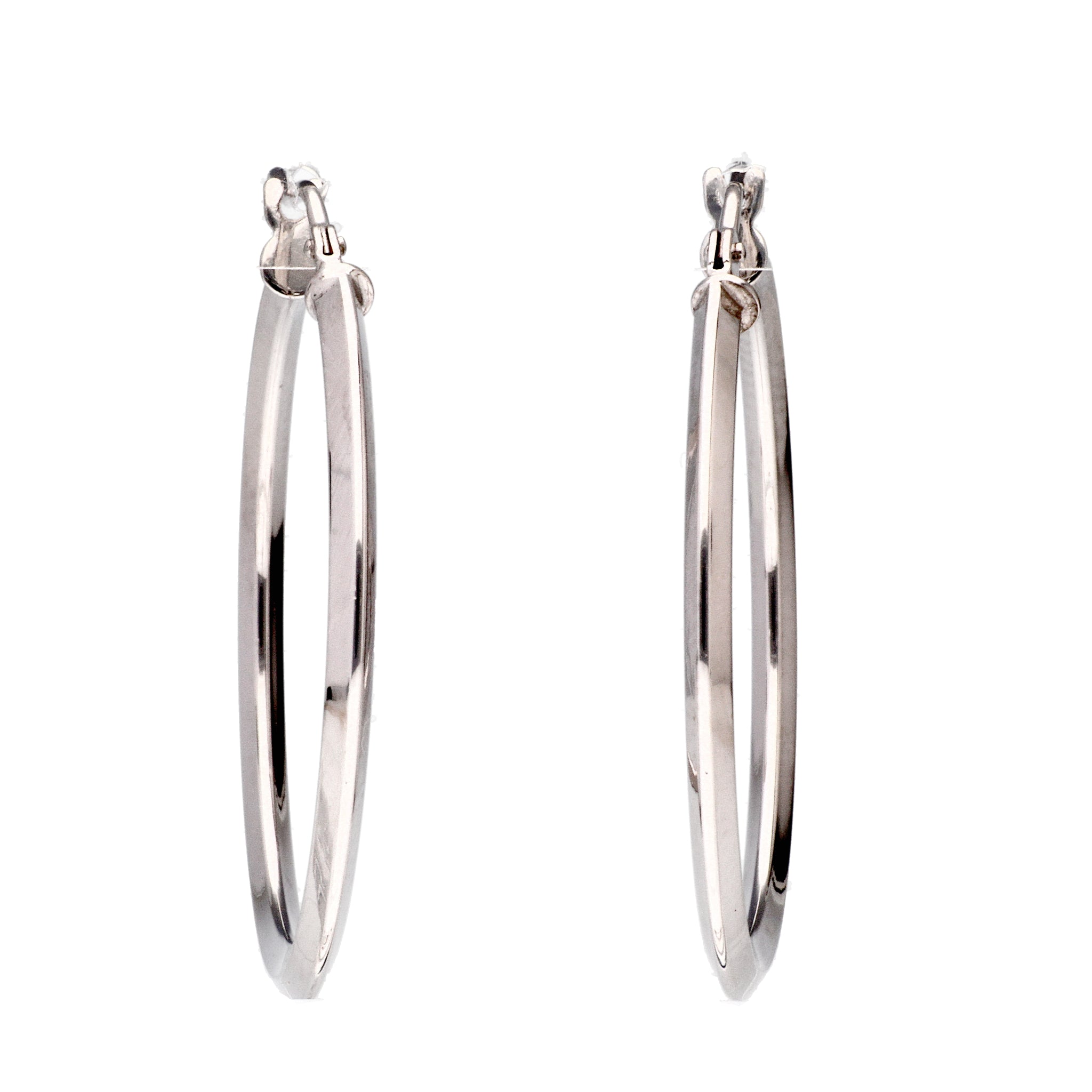 K18ピアス(フープ/イタリア製)《24T10152》