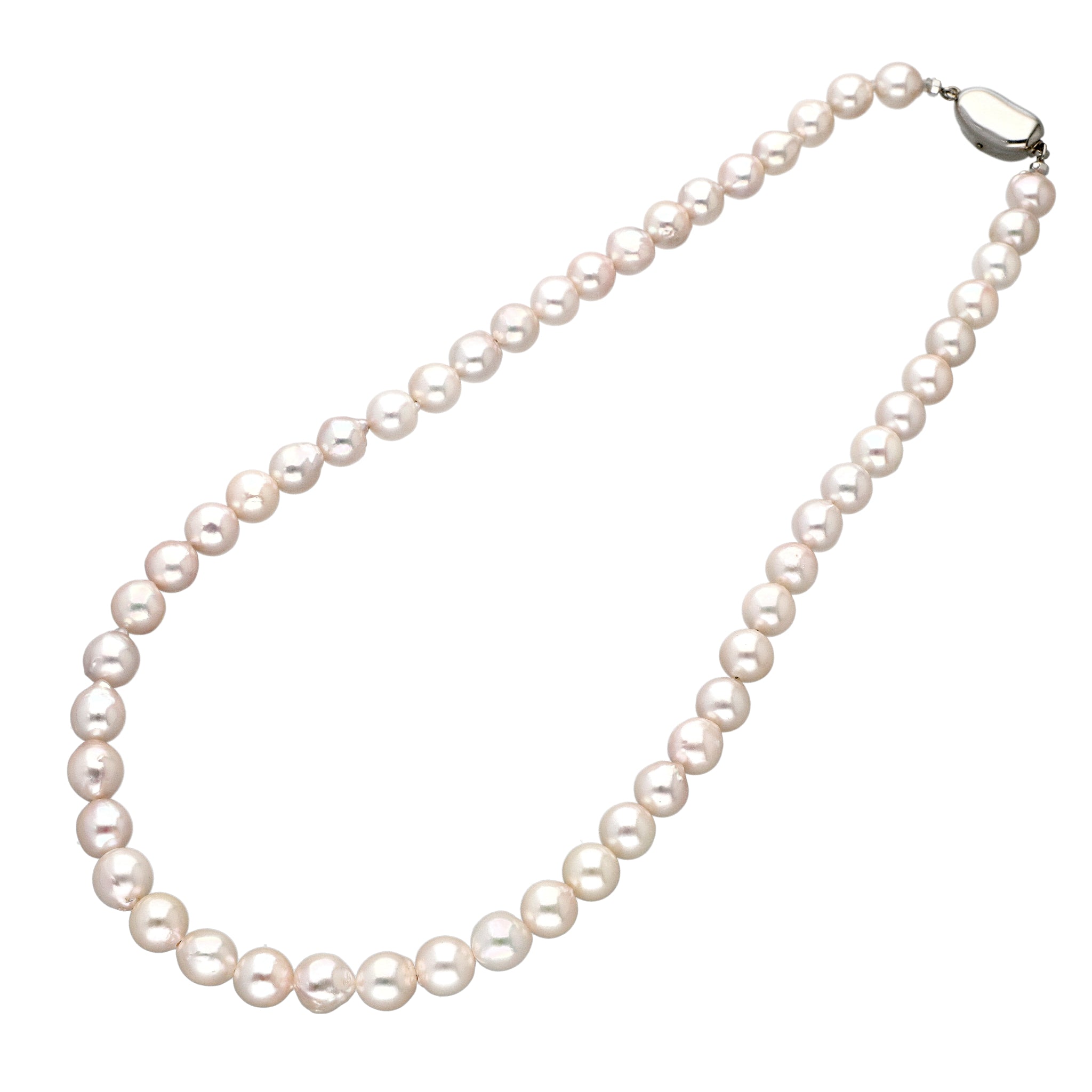 【限定1点】パールネックレス(アコヤ真珠/7~8mm/バロック珠/6月誕生石)《24T10182》