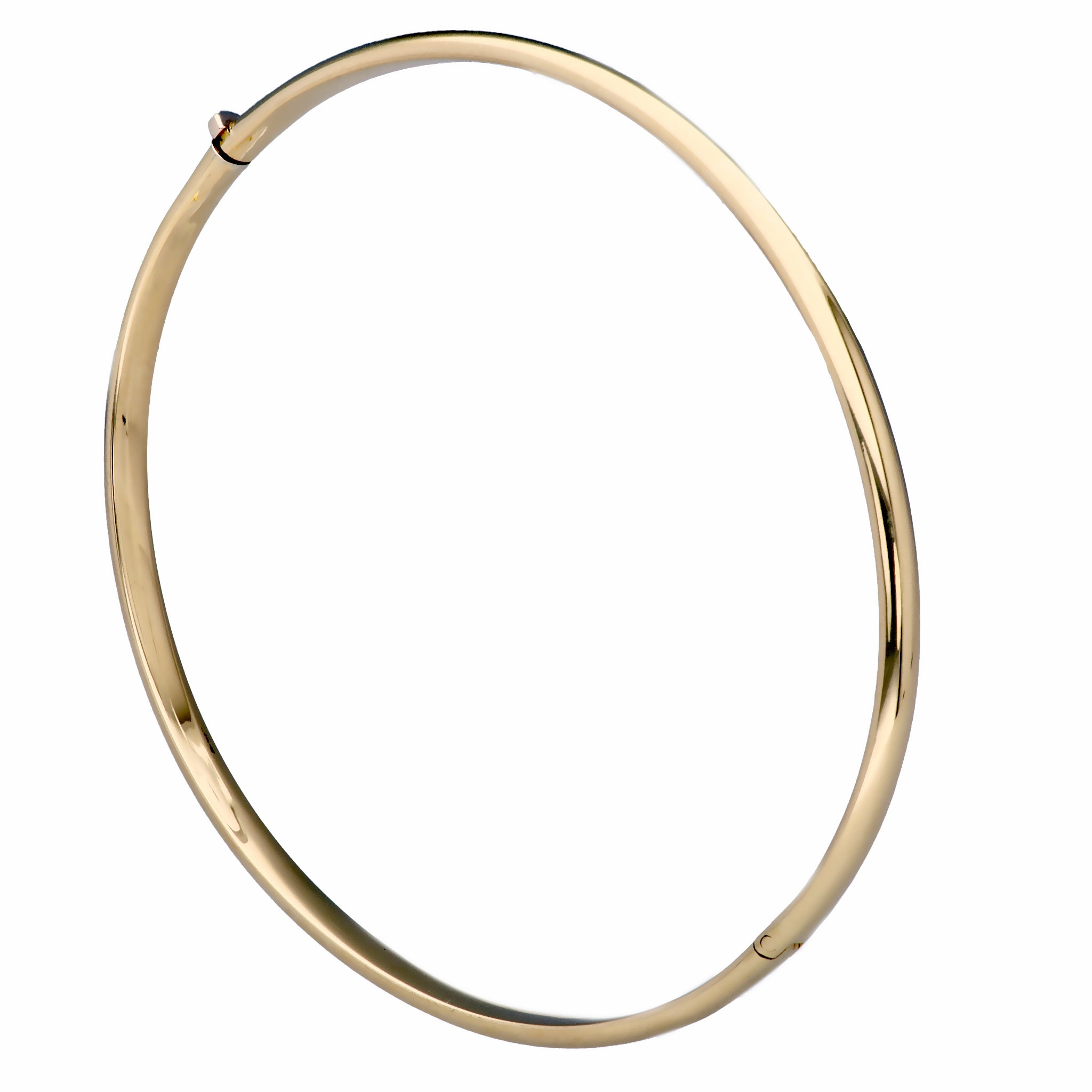 K18バングル(イエローゴールド/イタリア製)《24T10230》