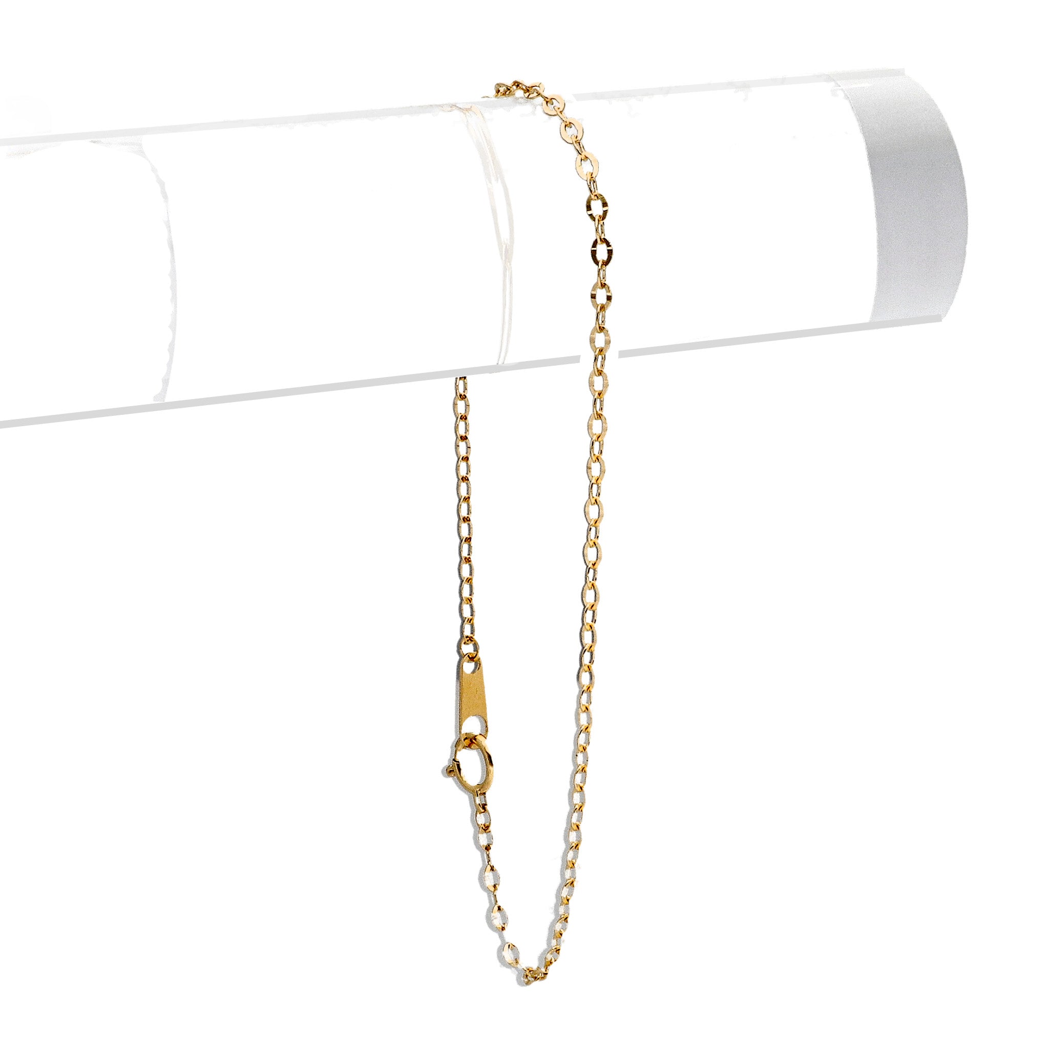 K18ブレスレット(アズキチェーン)《24T10259》