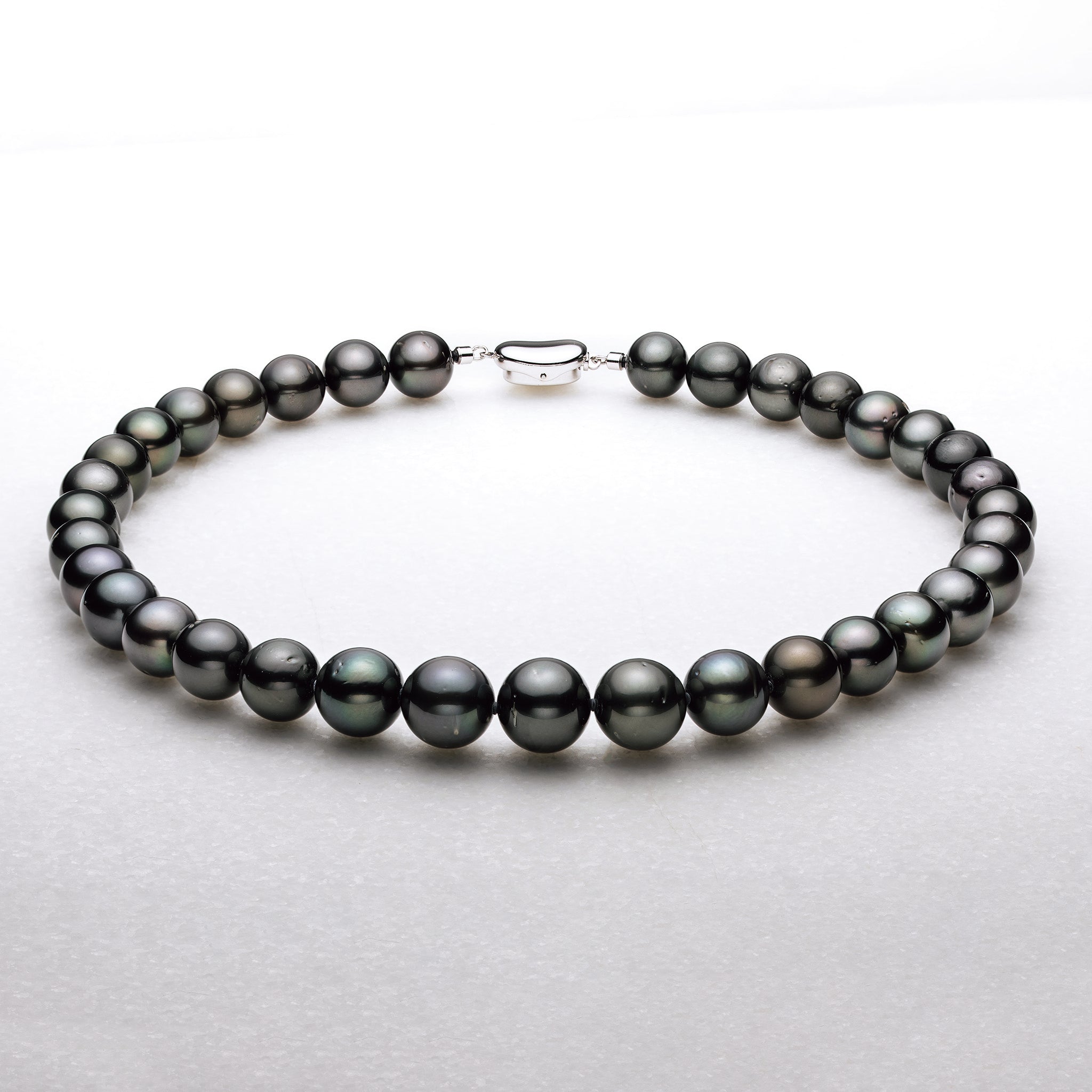黒蝶真珠ネックレス【大きさ11-14mm・長さ45.5cm】＜55-87
