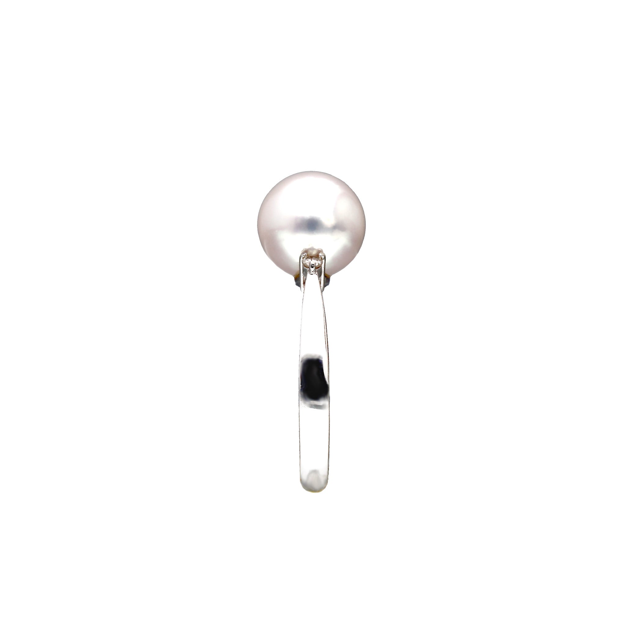 パール/ダイヤモンド プラチナリング(アコヤ真珠 /約9.0mm/6月誕生石/GIAグレーディングレポート付き)《JRGQ1906》