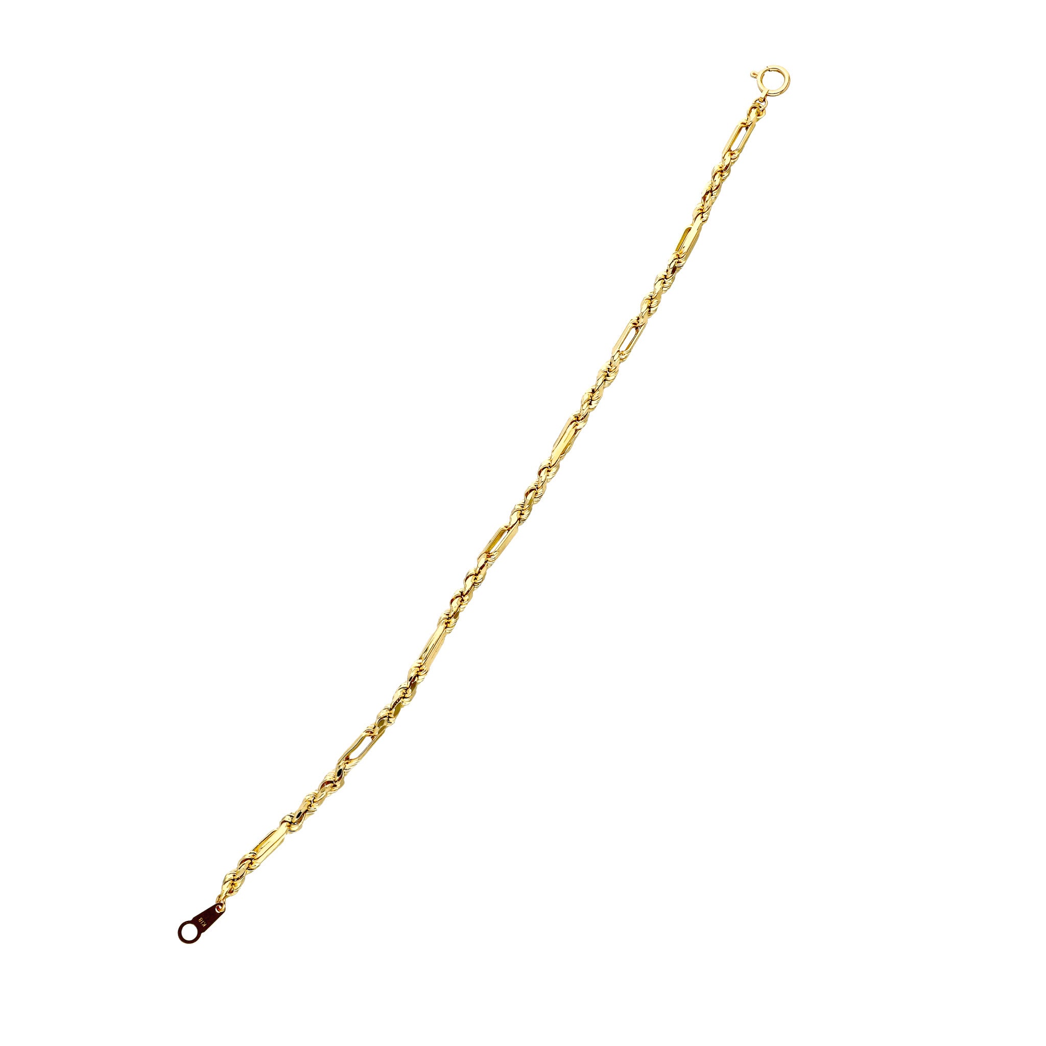 K18ブレスレット(中空/18cm)《WBCY4267》