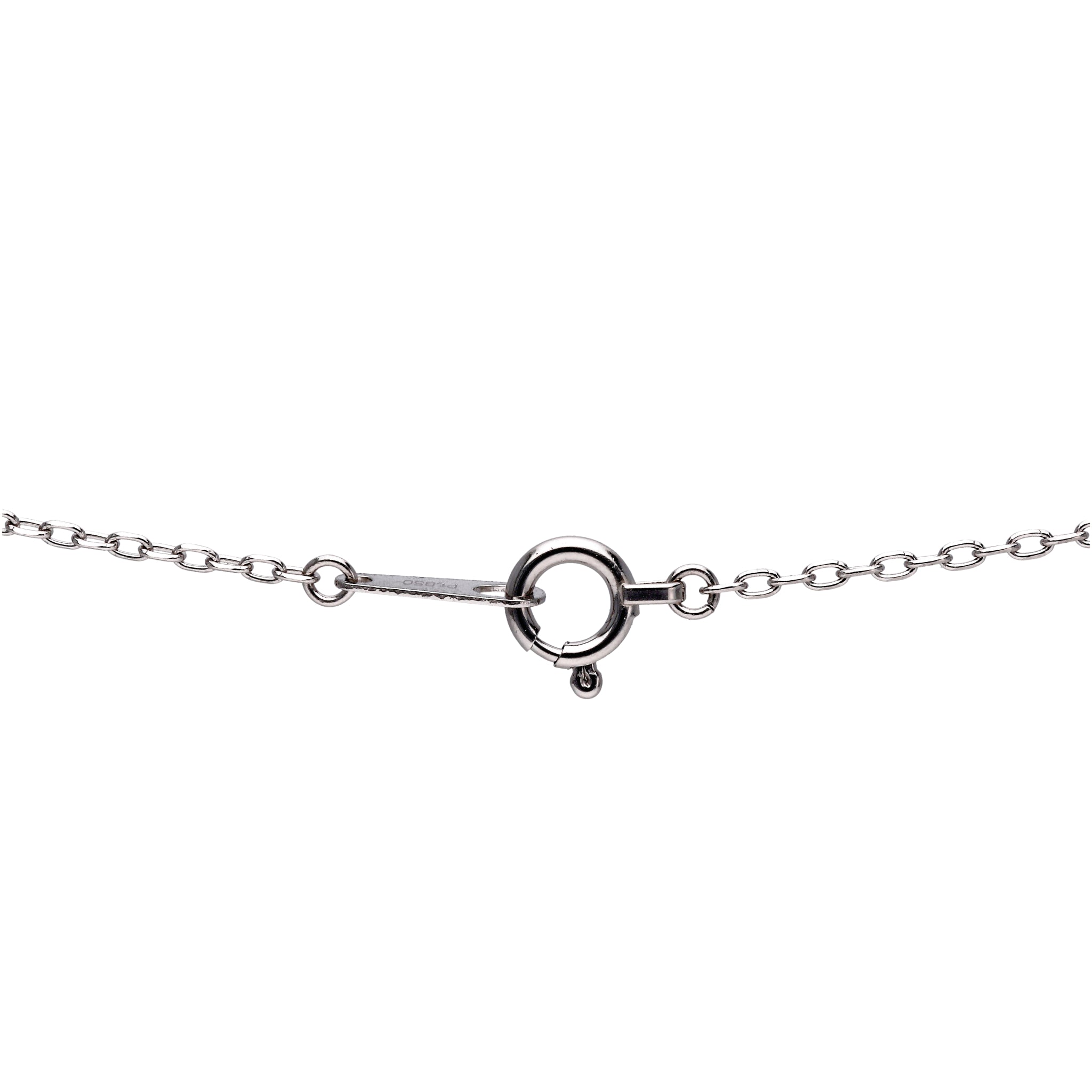 ブルーサファイア プラチナネックレス(クレサンベール/ステーション/計0.6ct/9月誕生石)≪KNKS6076≫