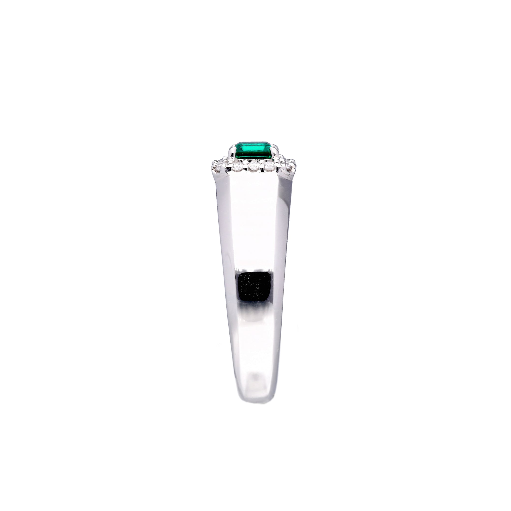 エメラルド/ダイヤモンド プラチナリング(クレサンベール/LGD/50周年記念商品/5月誕生石)《CRGE0013》