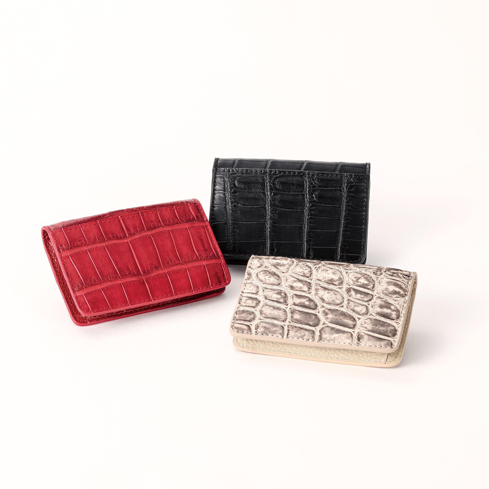 【限定10点】コインケース(クロコダイル/牛革)《25C30129》