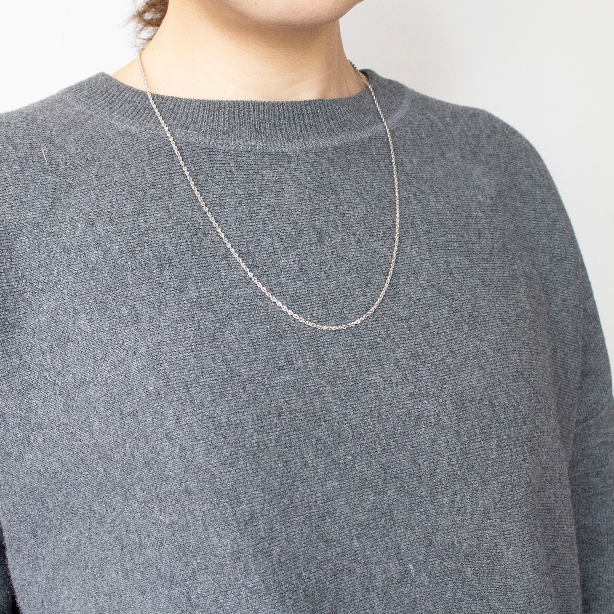 プラチナネックレス(ロング/60cm)《25C40102》