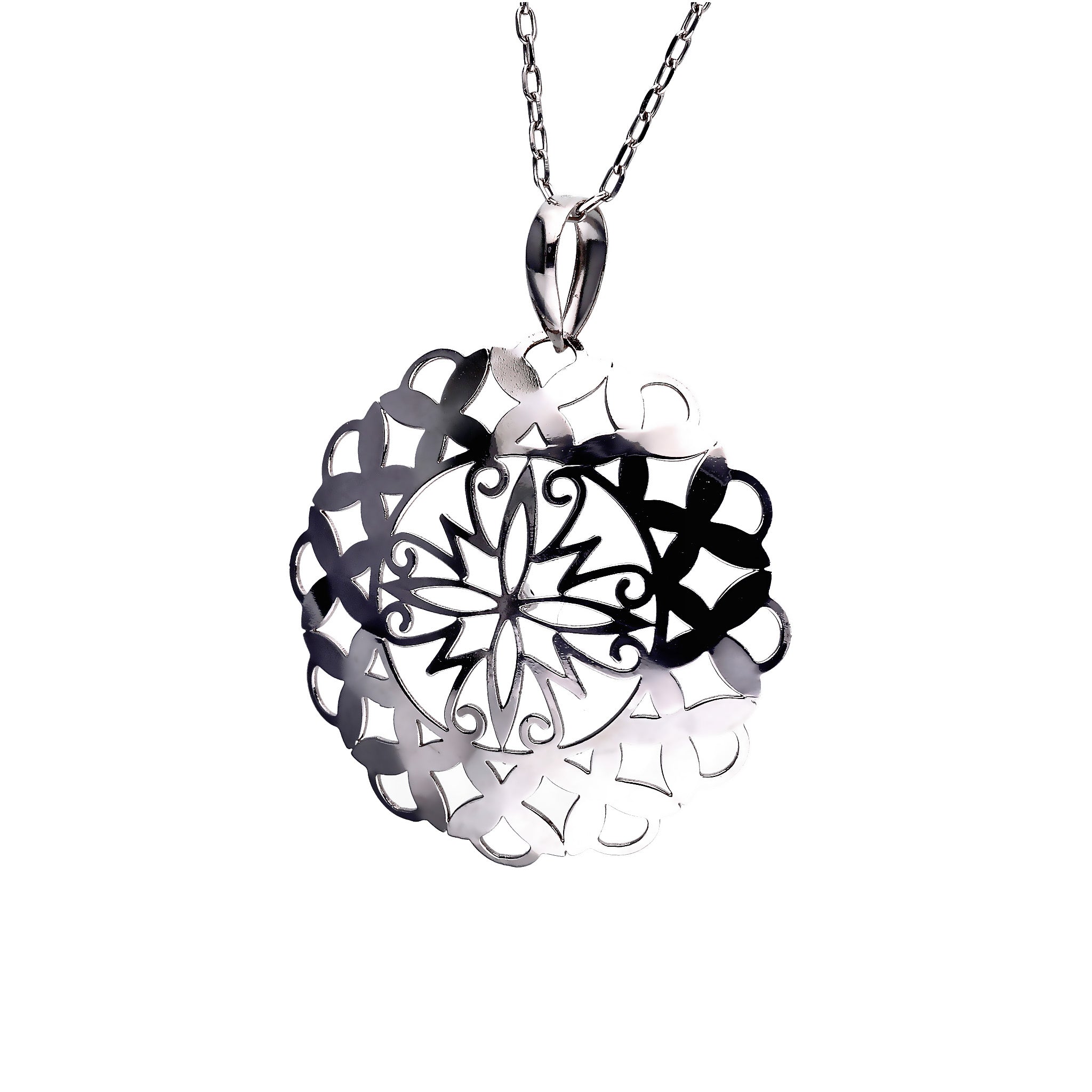 ダイヤモンド K18ネックレス(4月誕生石)《25C40112》