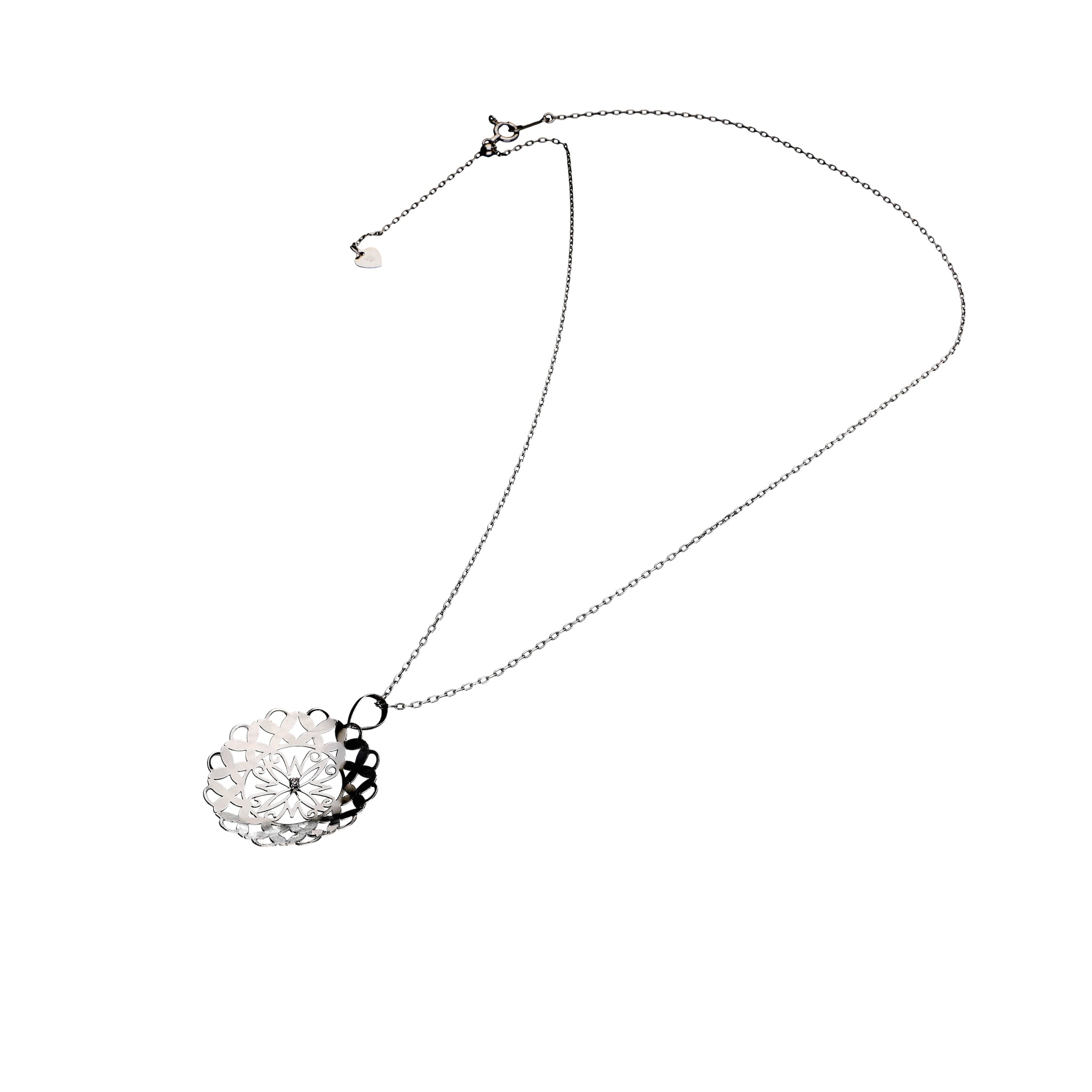 ダイヤモンド K18ネックレス(4月誕生石)《25C40112》