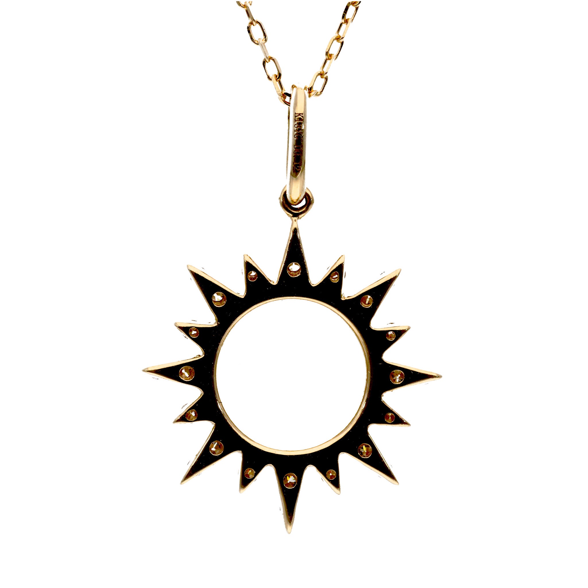 ダイヤモンド K18ネックレス(4月誕生石)《25C60113》