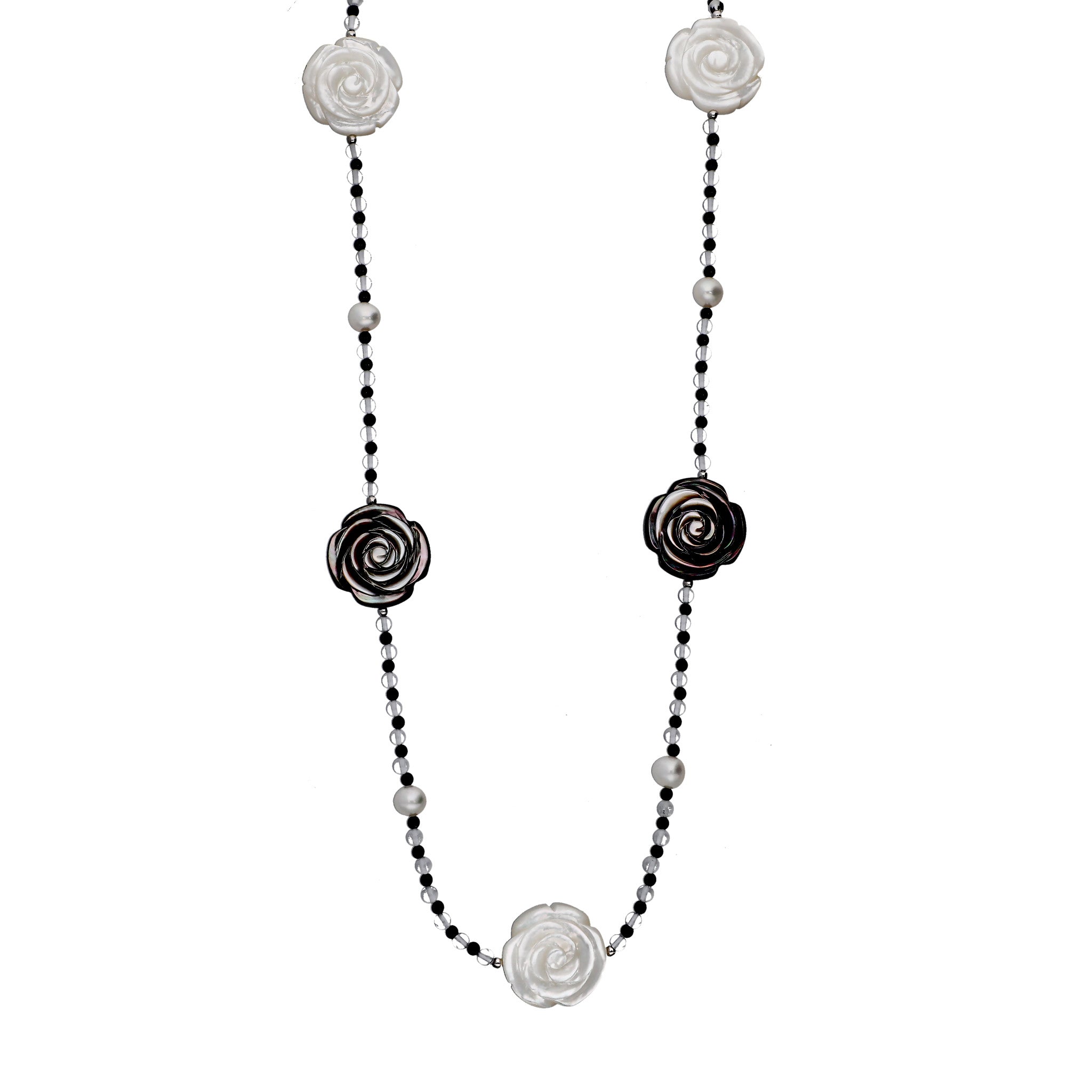 シェル/パール ネックレス(淡水真珠/ロング/75cm)《25C60115》