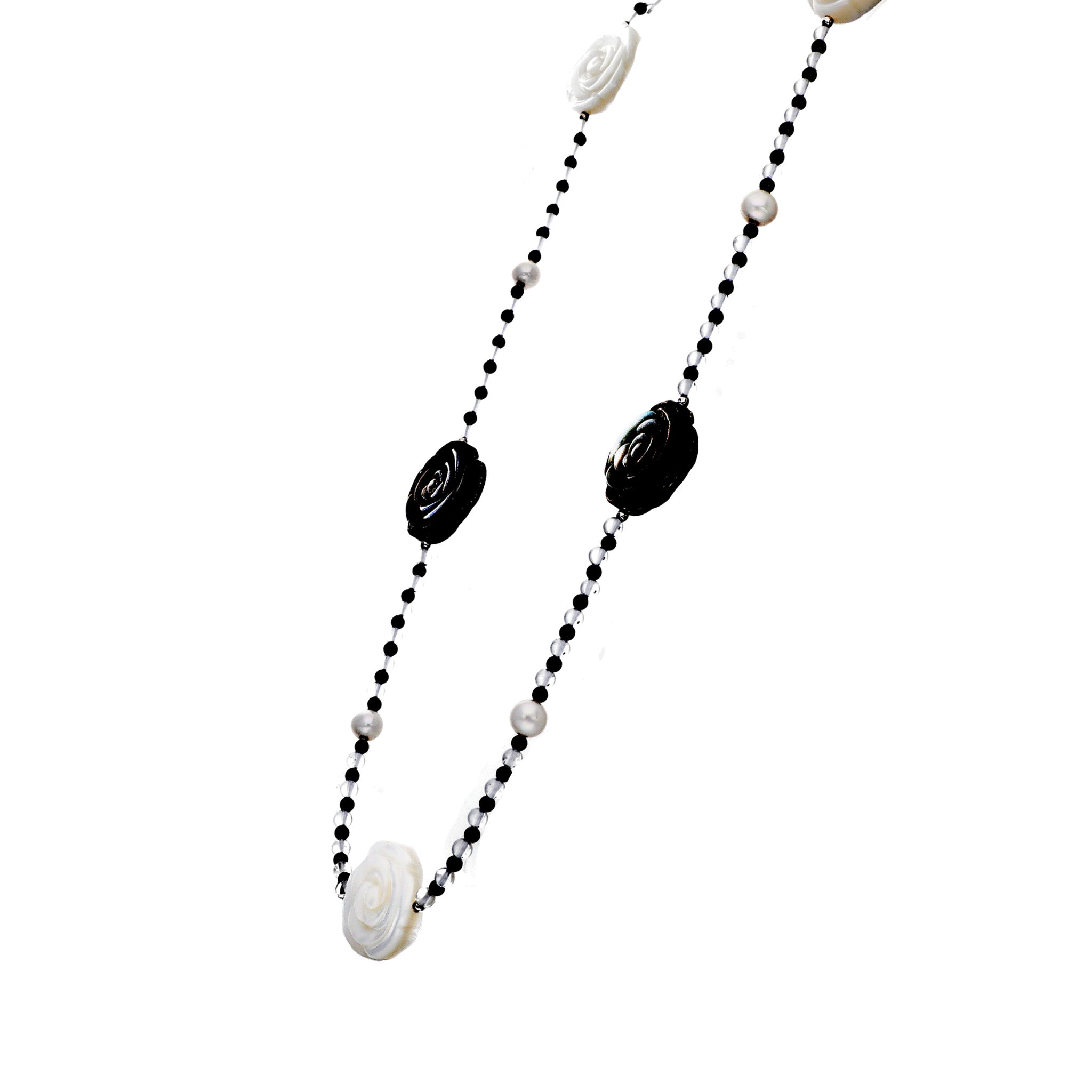 シェル/パール ネックレス(淡水真珠/ロング/75cm)《25C60115》