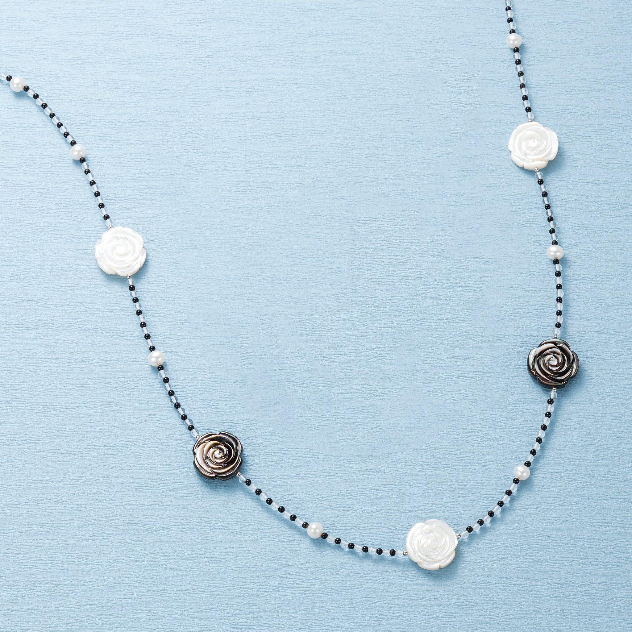 シェル/パール ネックレス(淡水真珠/ロング/75cm)《25C60115》