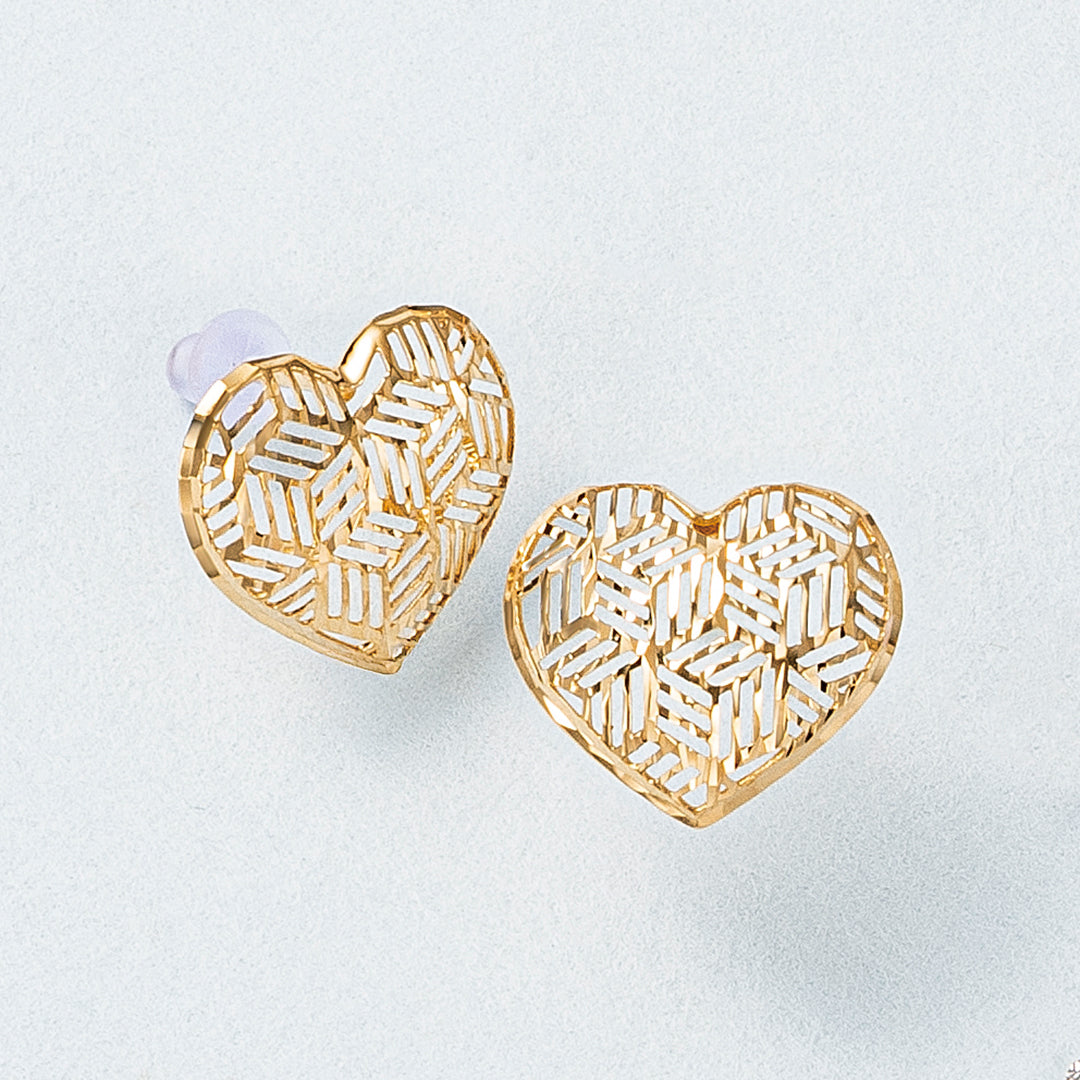 K18ピアス(ハートモチーフ)《25C60122》