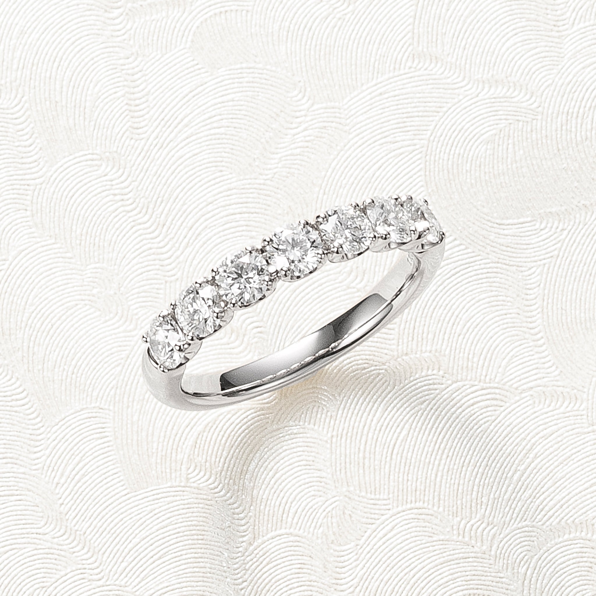 ダイヤモンド プラチナリング(計1.0カラット/Dカラー/VS2/EX/ハーフ