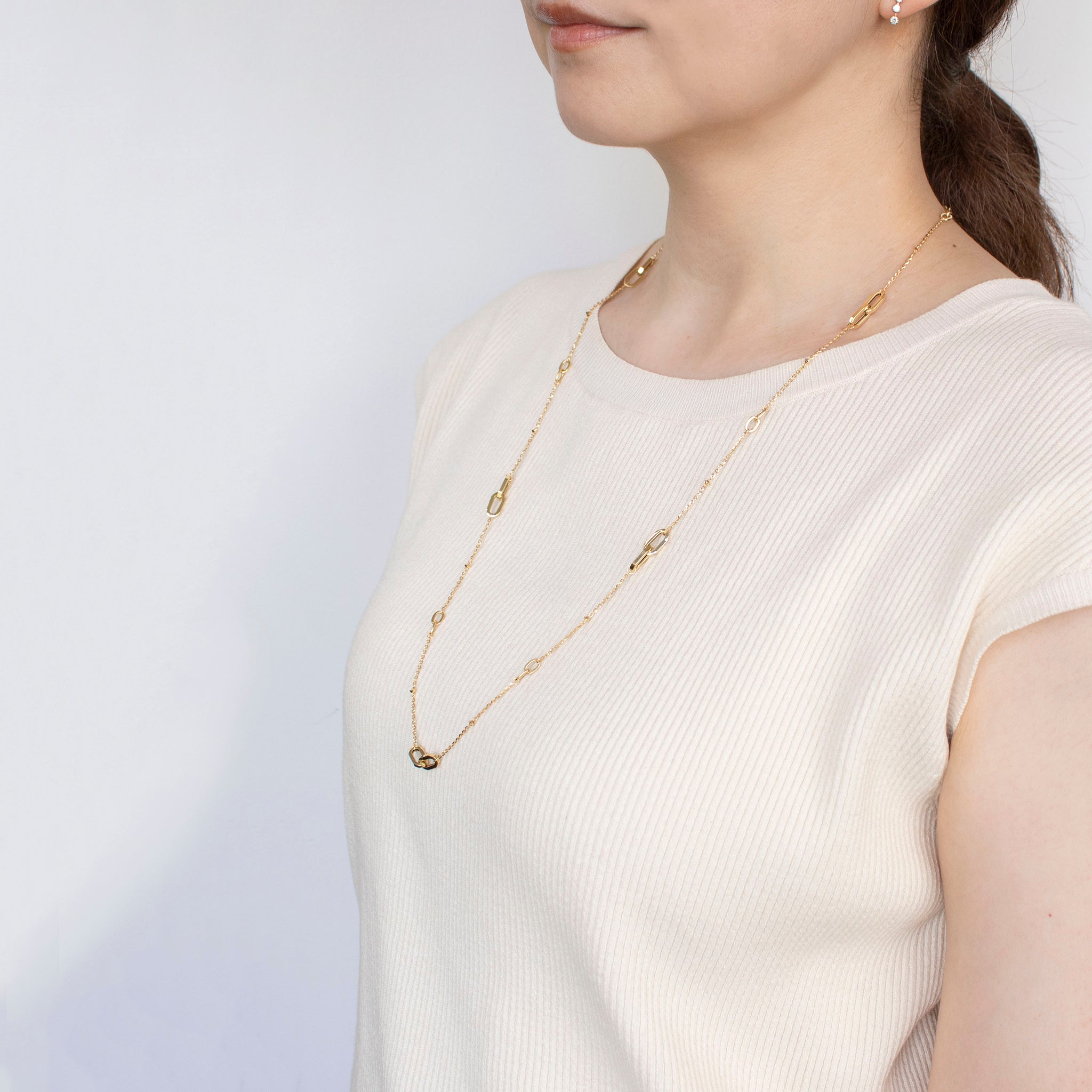 K18ネックレス(ロング/70cm)《25C70113》