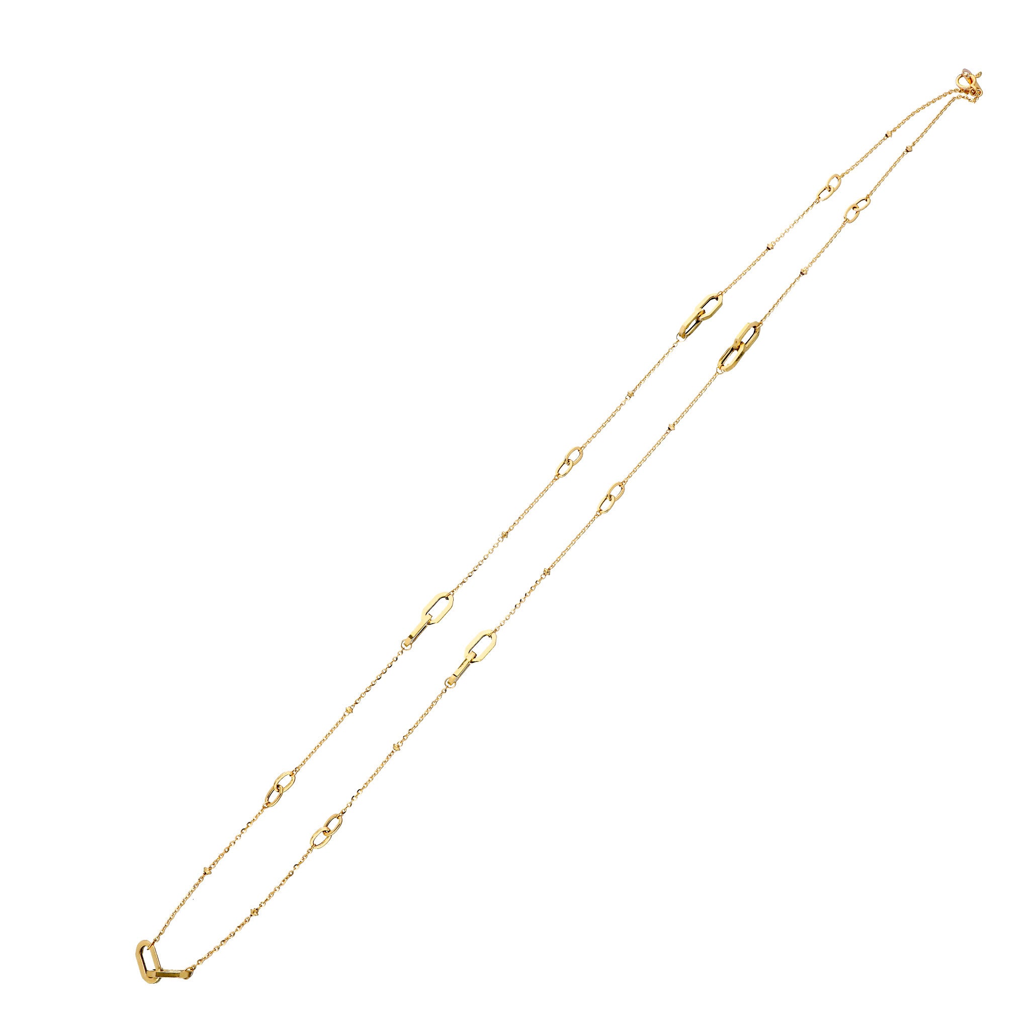 K18ネックレス(ロング/70cm)《25C70113》