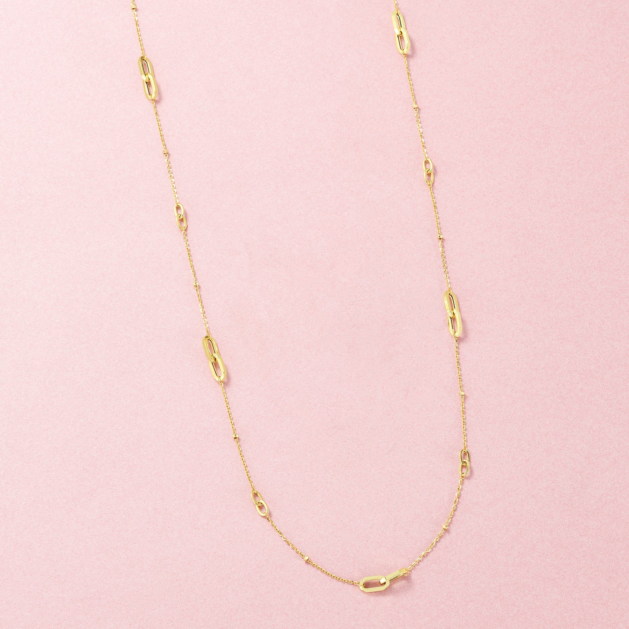 K18ネックレス(ロング/70cm)《25C70113》