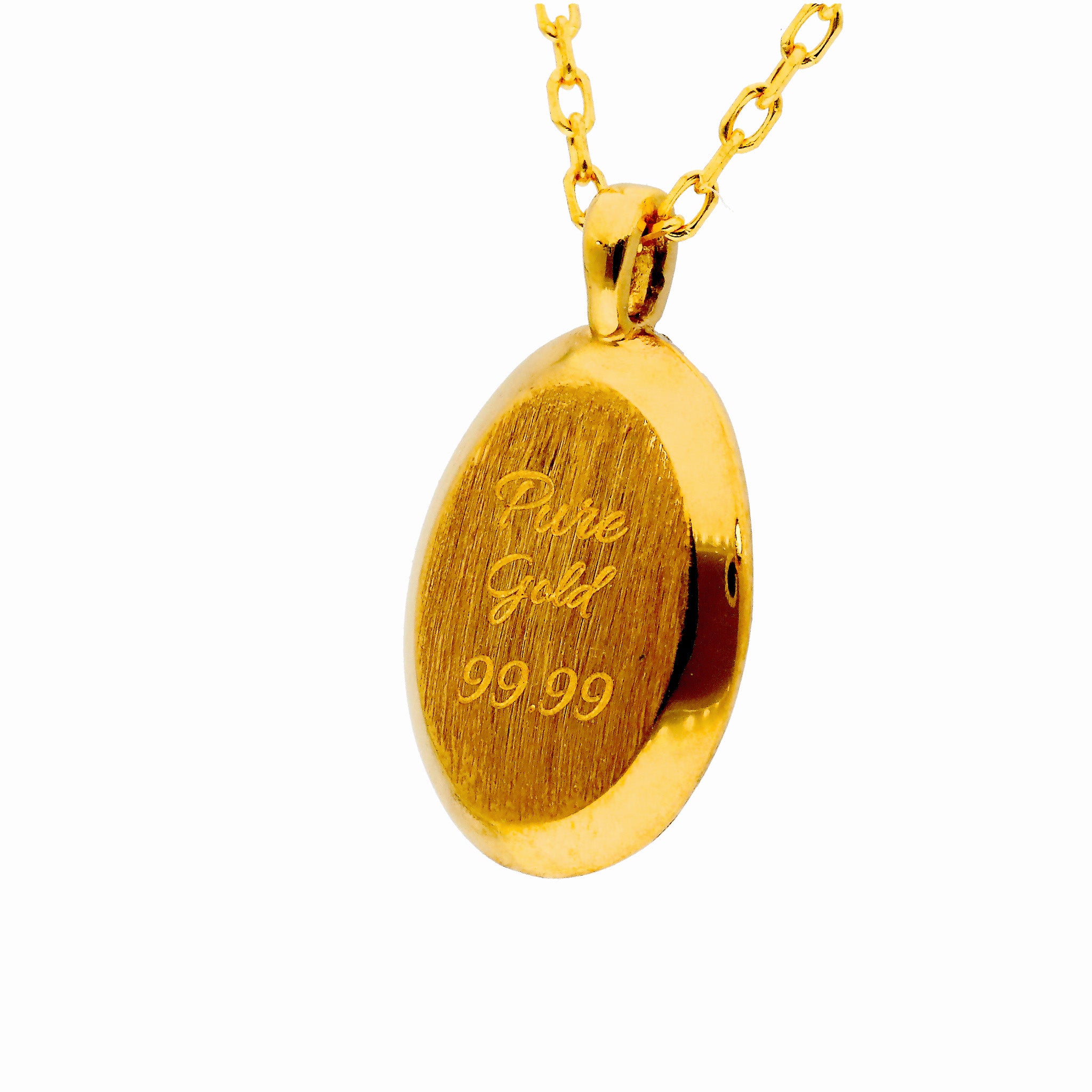 K24ネックレス(純金/造幣局品位刻印付)《25C70114》