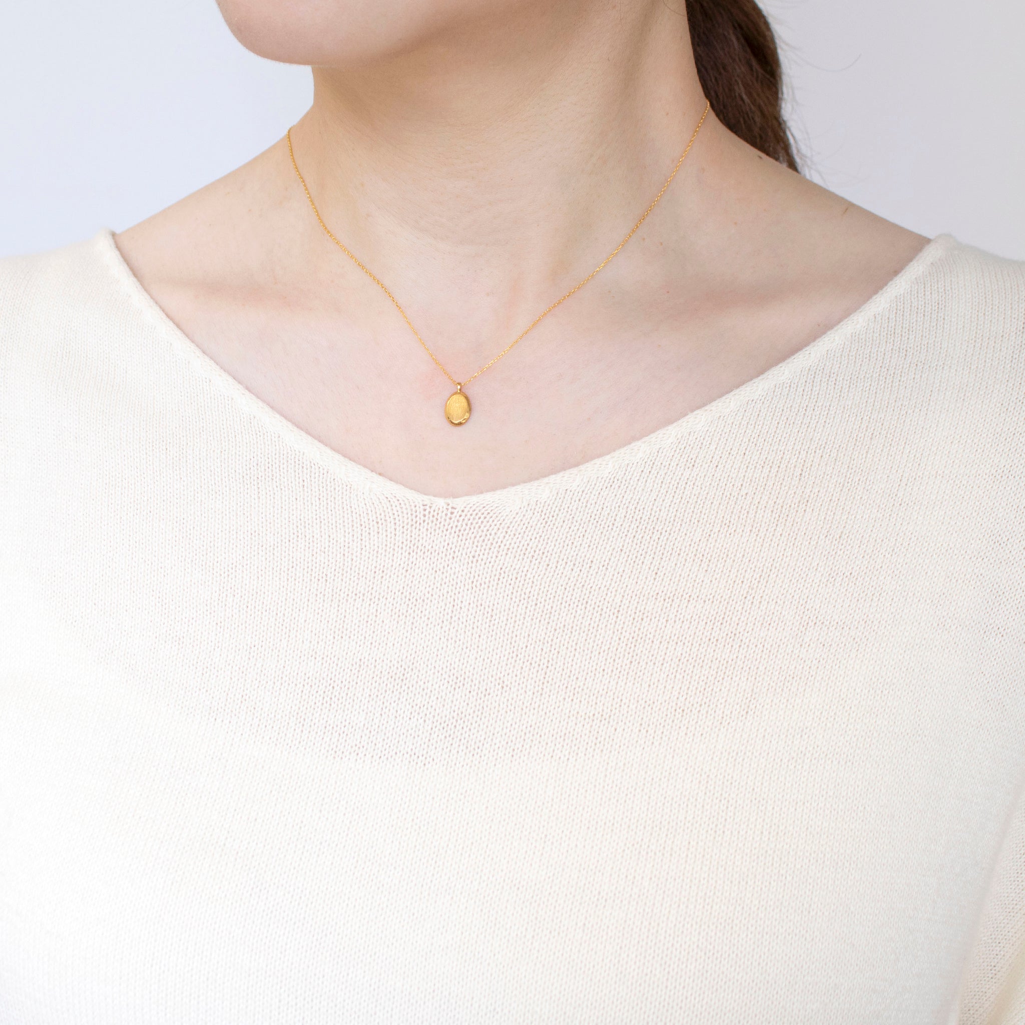 K24ネックレス(純金/造幣局品位刻印付)《25C70114》