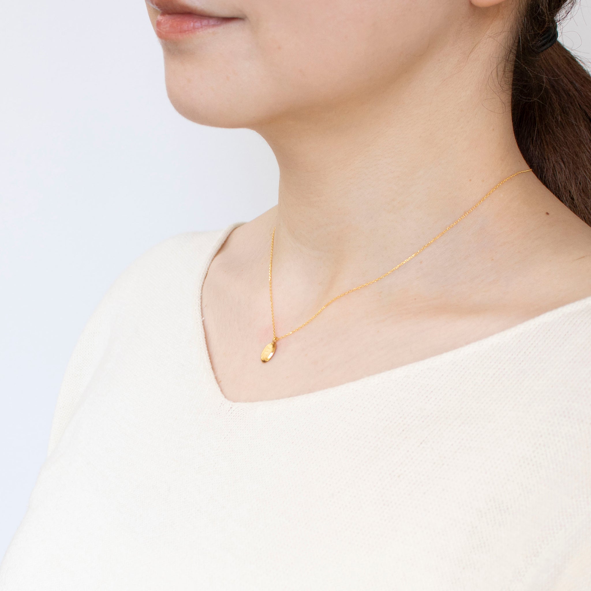 K24ネックレス(純金/造幣局品位刻印付)《25C70114》