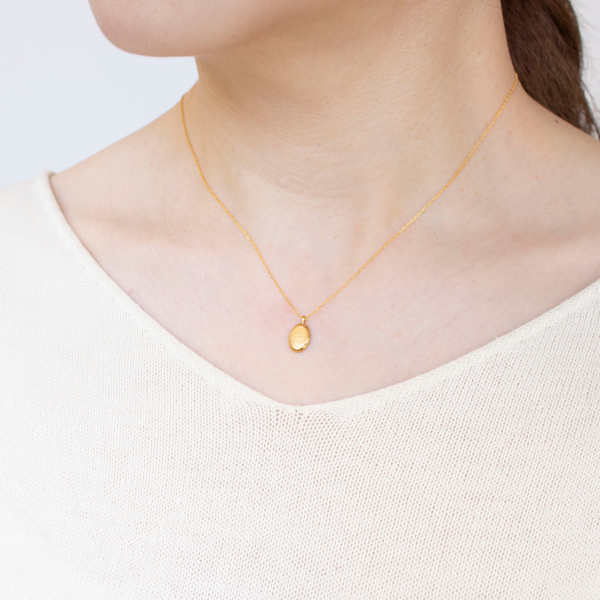 K24ネックレス(純金/造幣局品位刻印付)《25C70114》