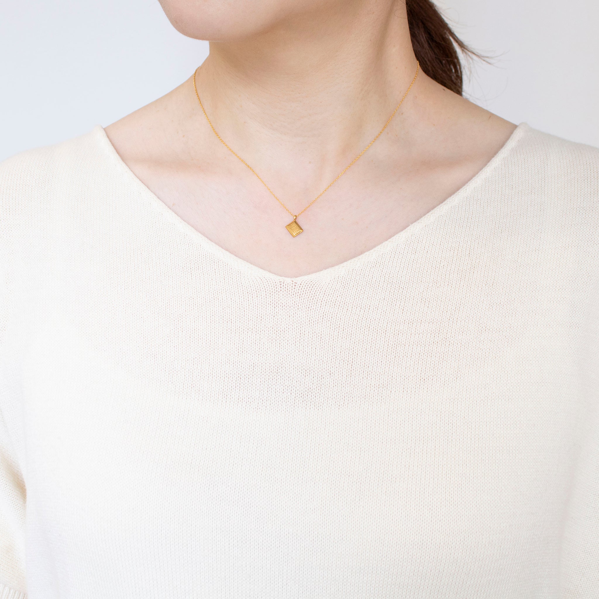 K24ネックレス(純金/造幣局品位刻印付)《25C70115》