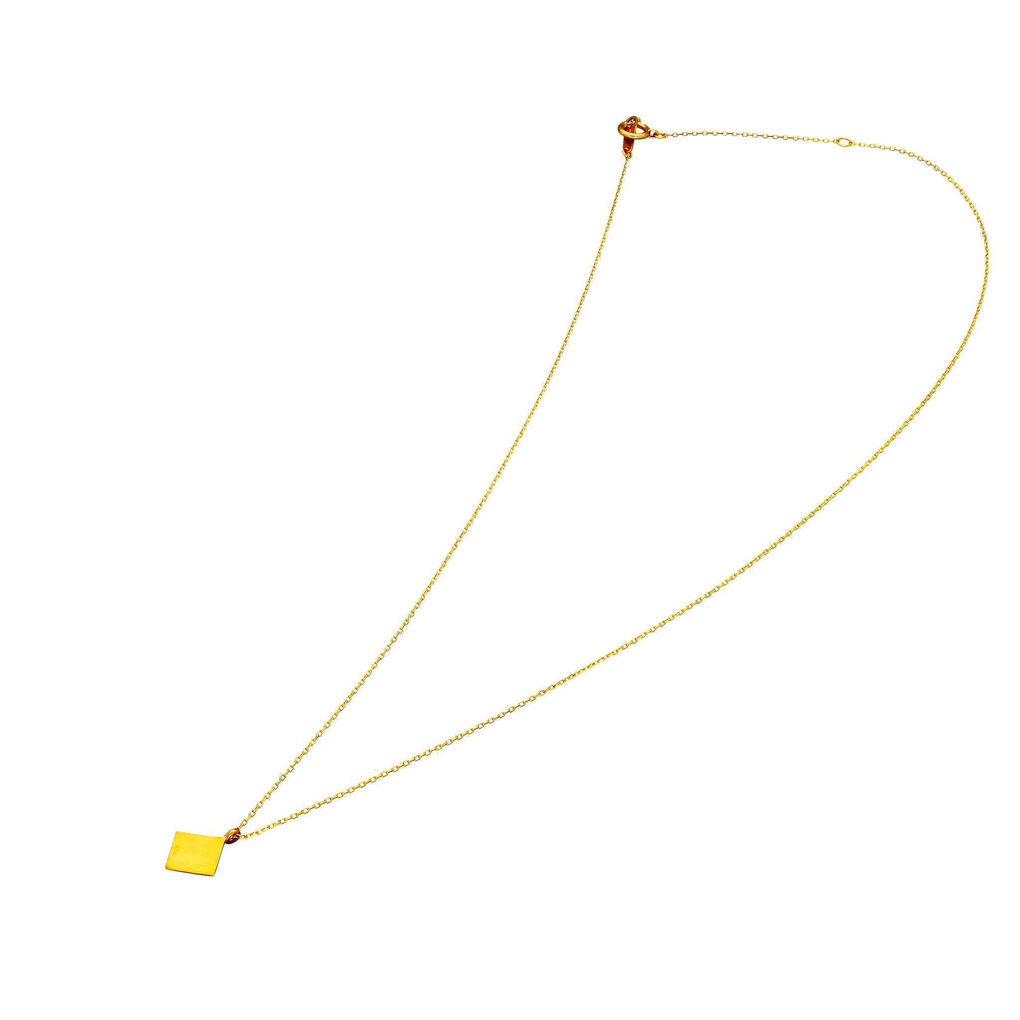 K24ネックレス(純金/造幣局品位刻印付)《25C70115》