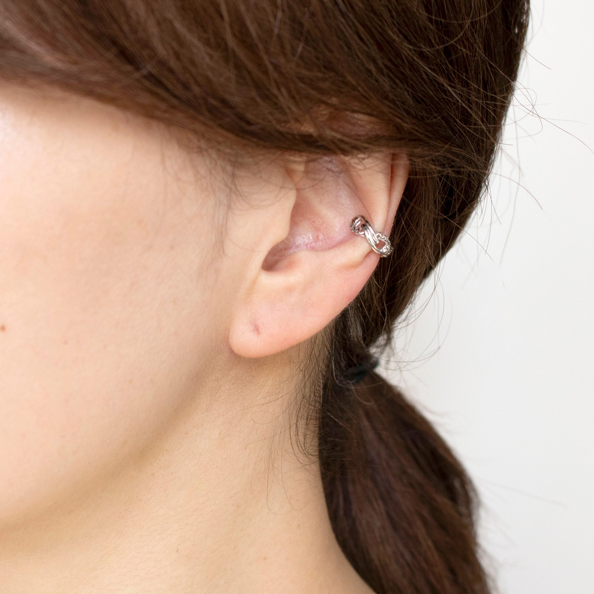 K10イヤリング(ピアリング/リバーシブル/コンビカラー)《25C70125》