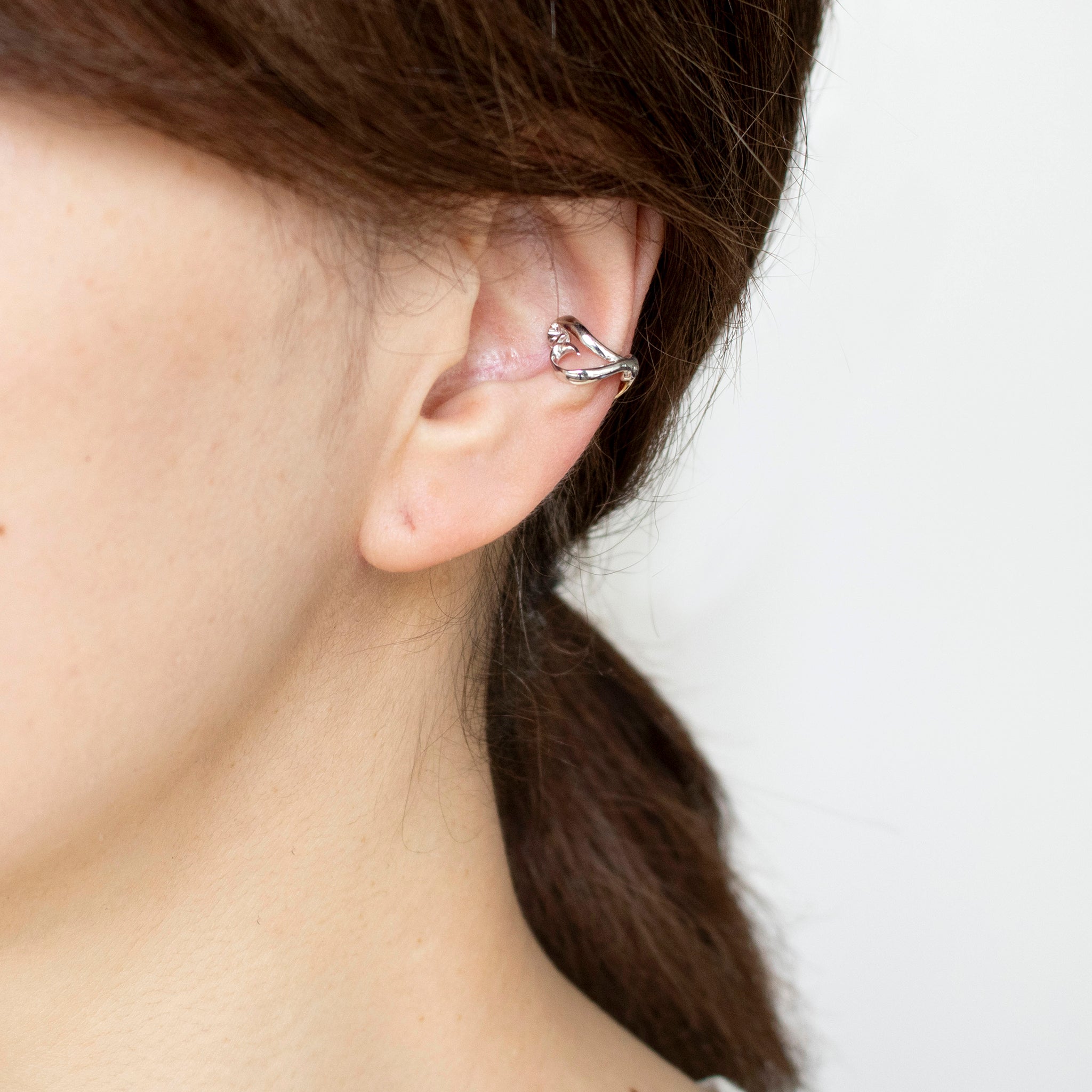 K10イヤリング(ピアリング/リバーシブル/コンビカラー)《25C70126》