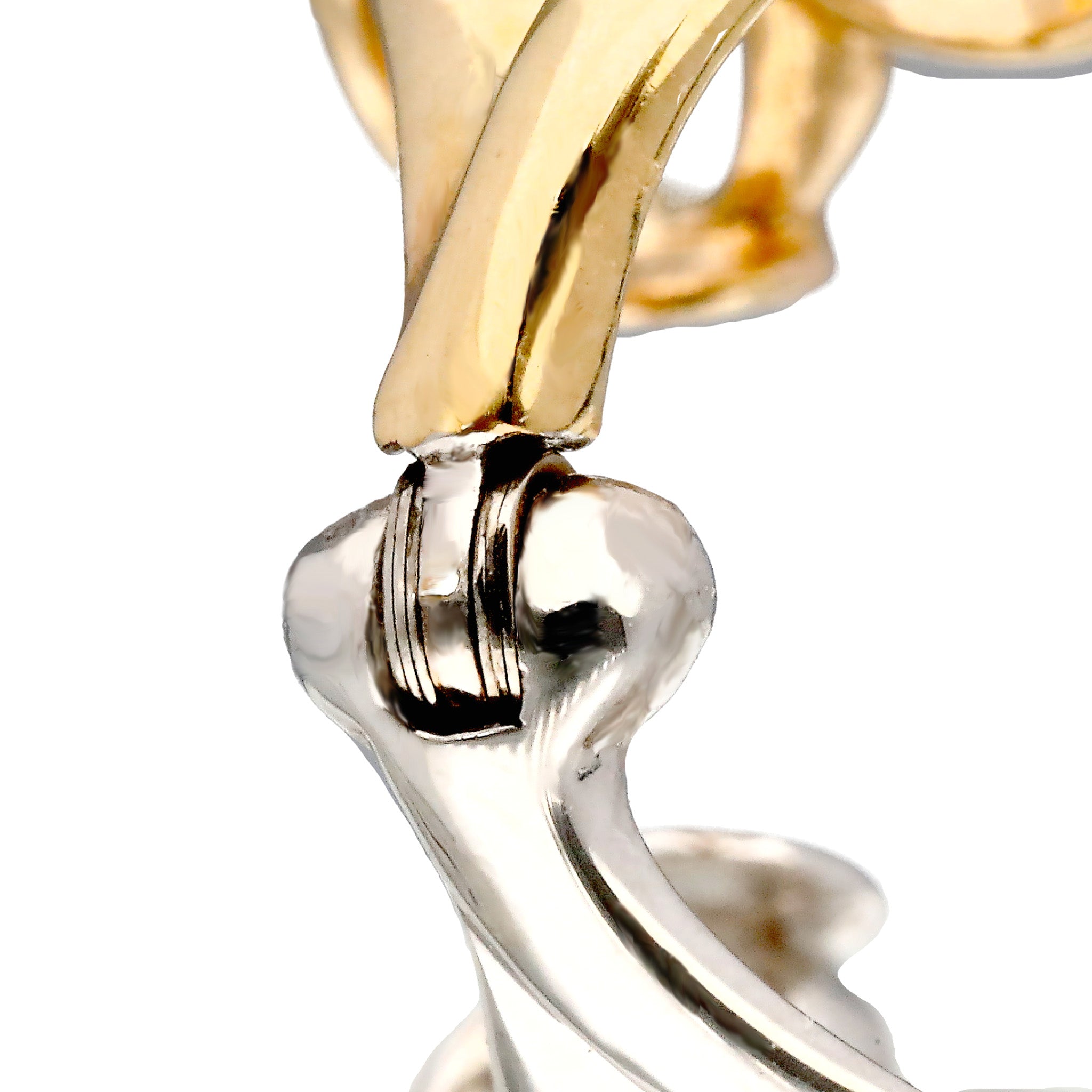 K10イヤリング(ピアリング/リバーシブル/コンビカラー)《25C70126》