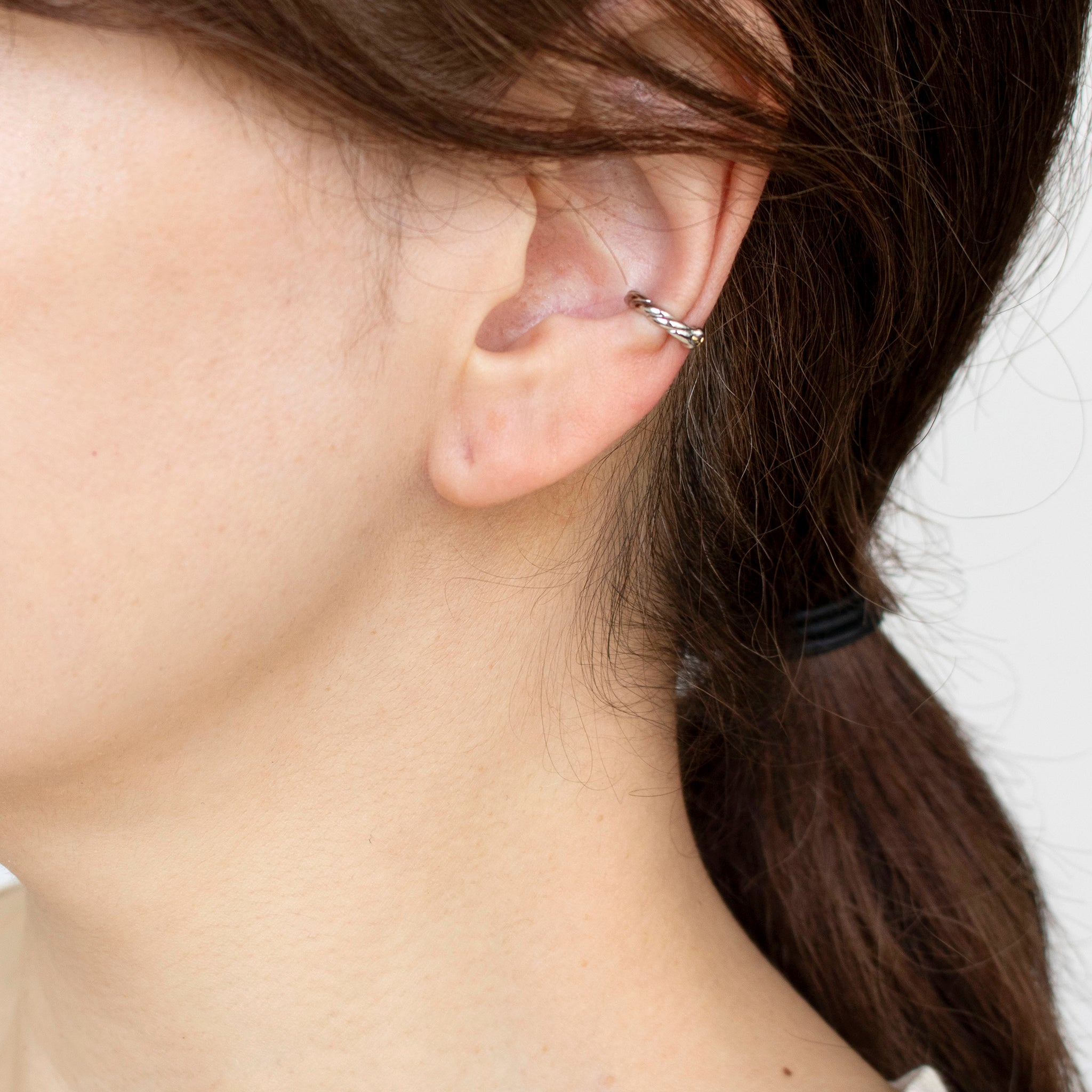 K10イヤリング(ピアリング/リバーシブル/コンビカラー)《25C70127》