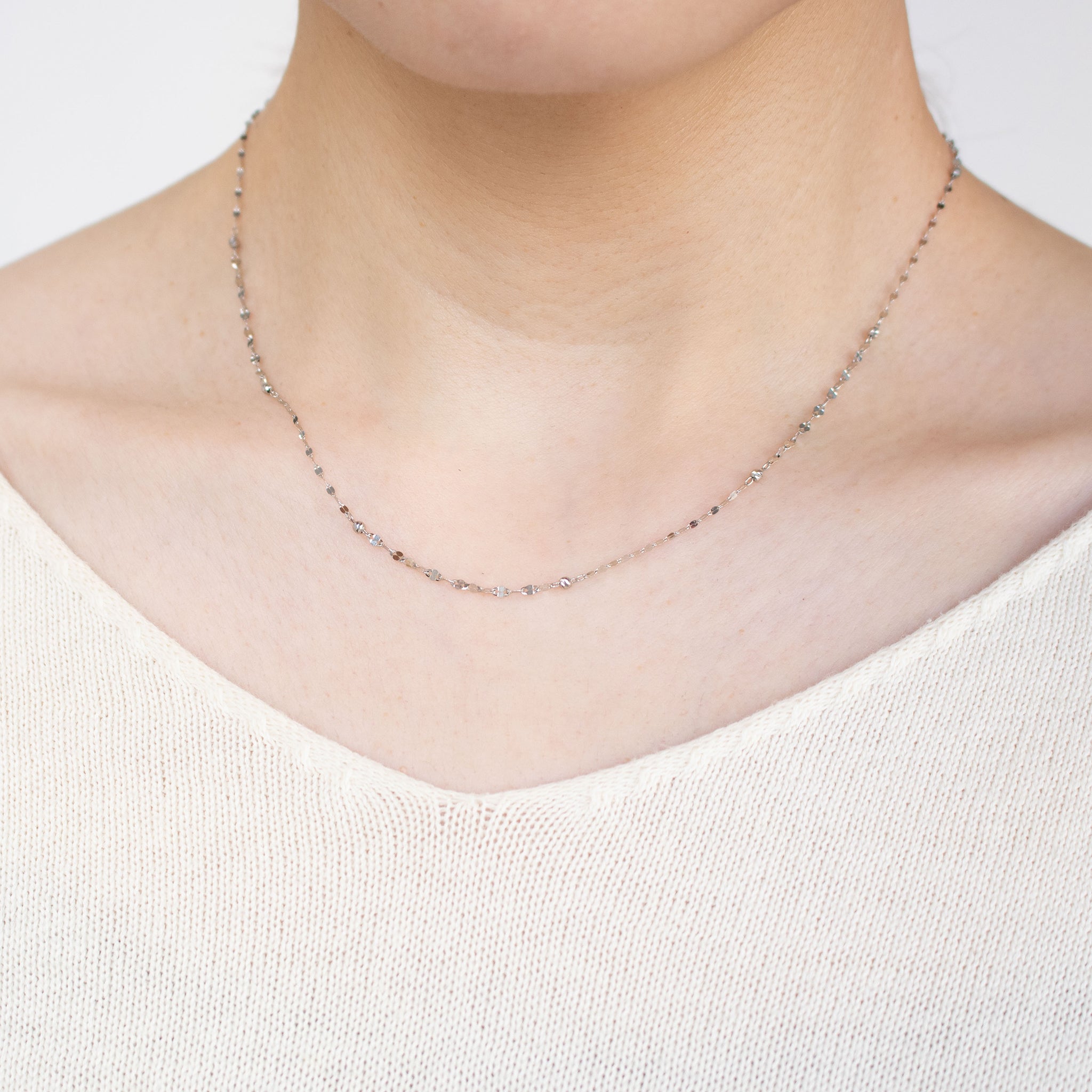 【限定7点】プラチナネックレス《25C80107》