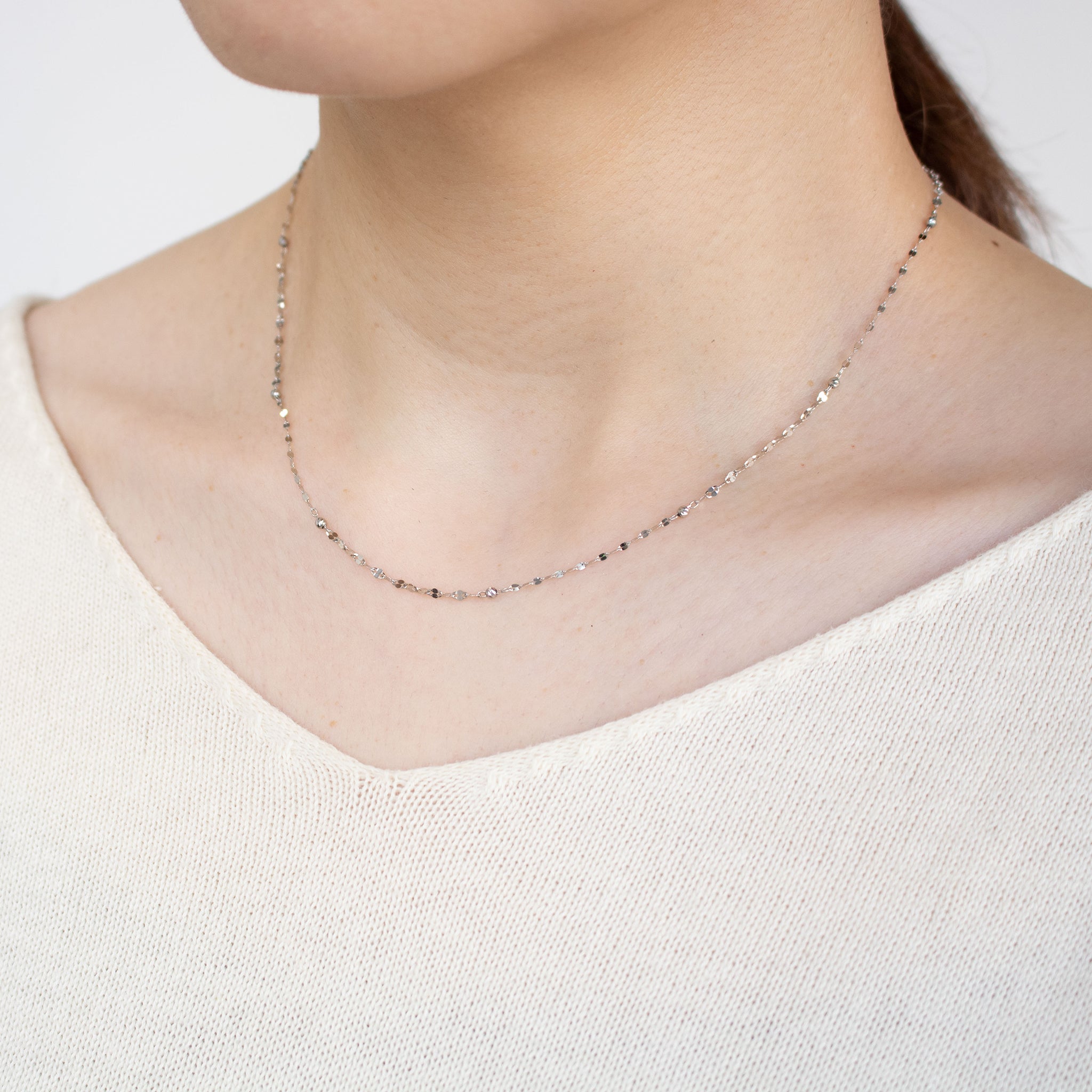 【限定7点】プラチナネックレス《25C80107》