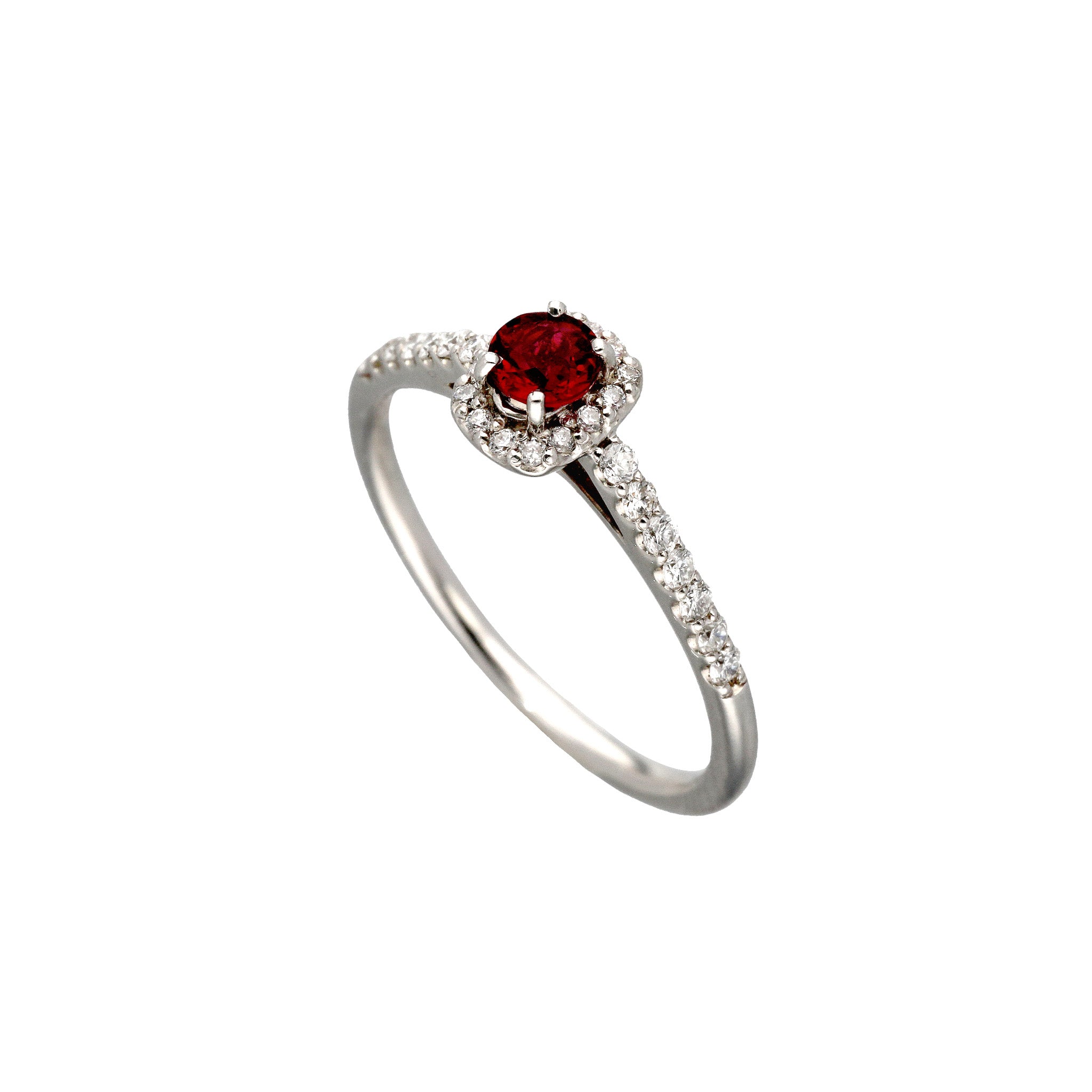 【限定1点】ルビー/ダイヤモンド プラチナリング(ノーヒート/非加熱/ピジョンブラッド/7月誕生石/鑑別書付)《25C80112》