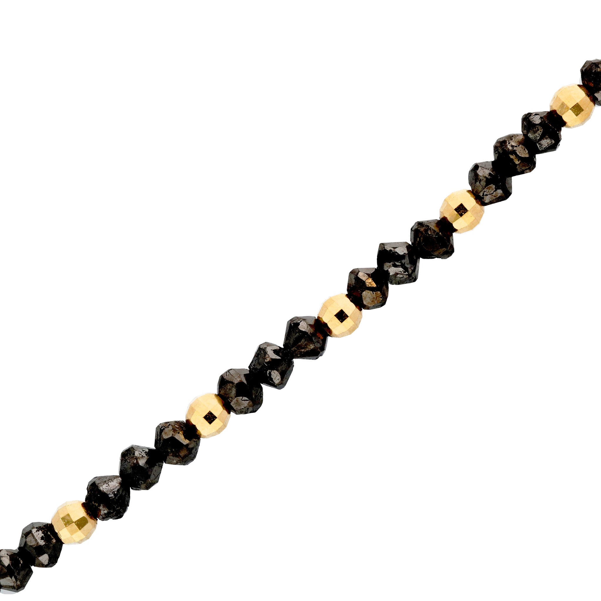 ブラックダイヤモンド K18ネックレス(計8.00カラット/4月誕生石)《25C80114》