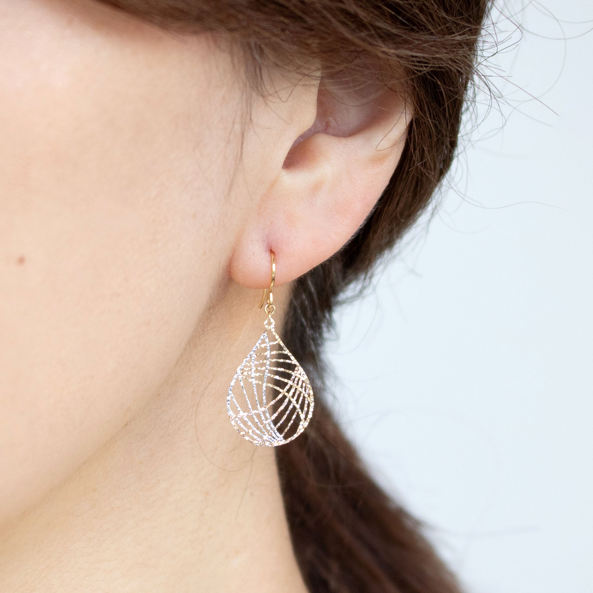 K18ピアス(スリーカラー)《25C80119》