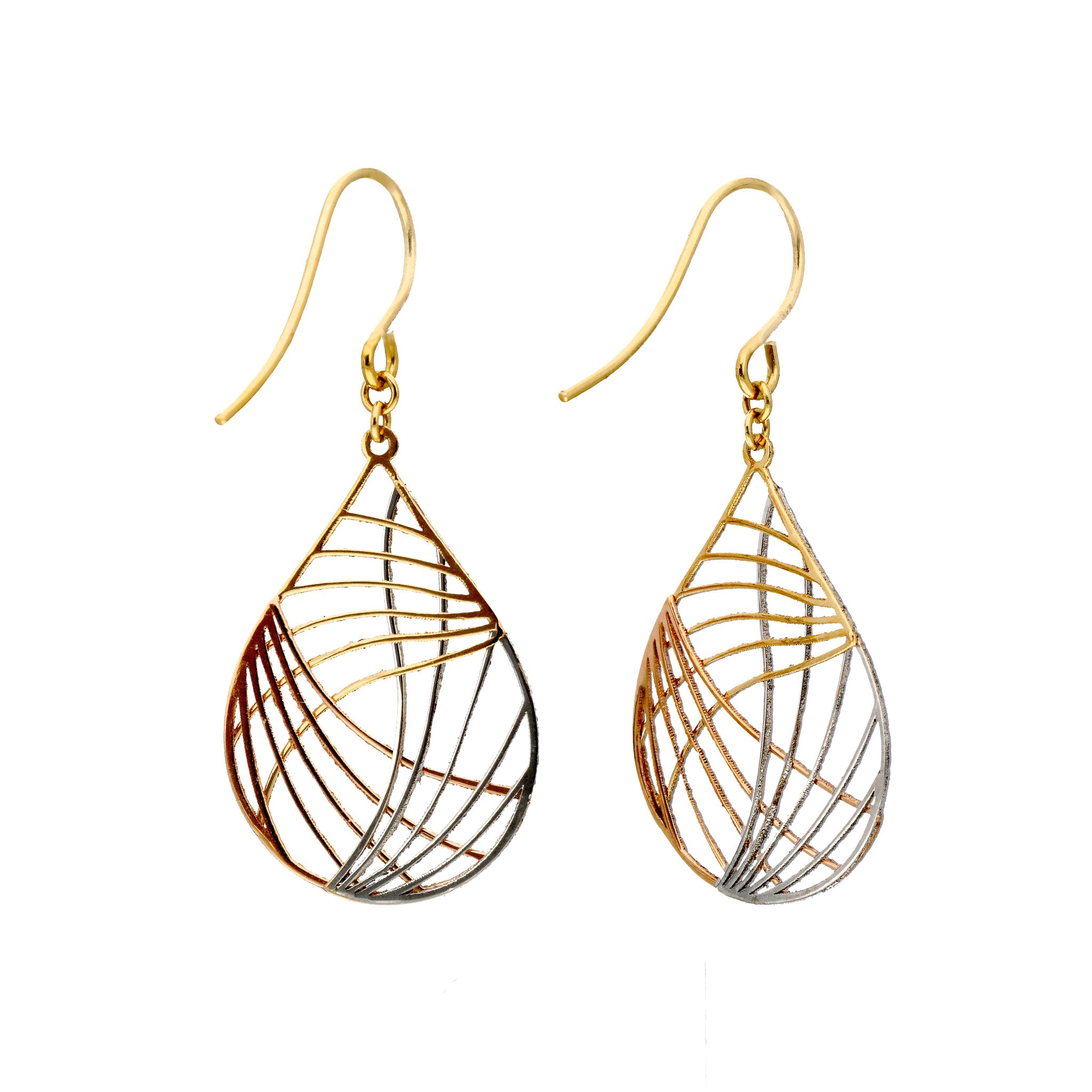 K18ピアス(スリーカラー)《25C80119》