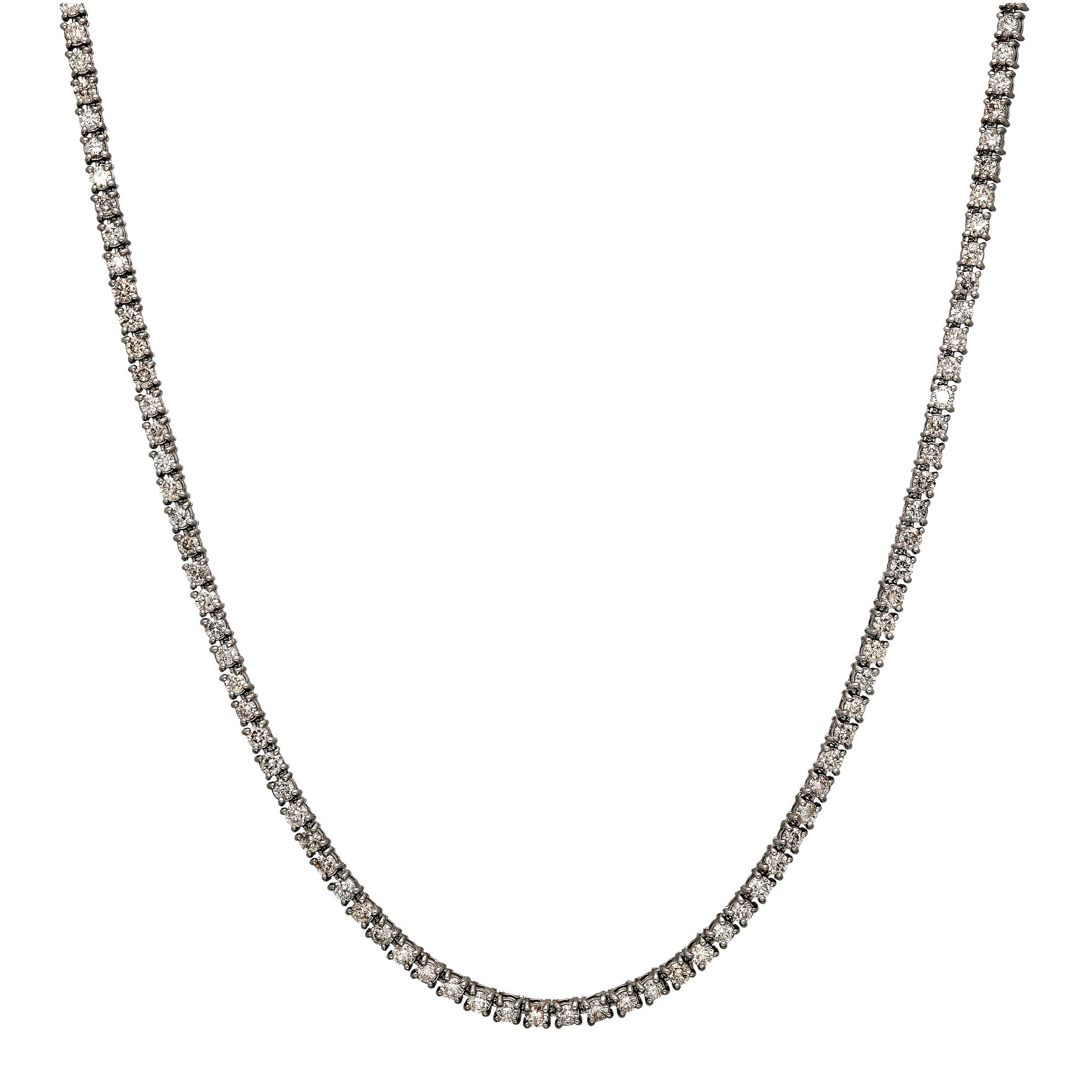 【限定1点】ダイヤモンド プラチナネックレス(計5.0カラット/テニス/鑑別書付/4月誕生石)《25C80123》