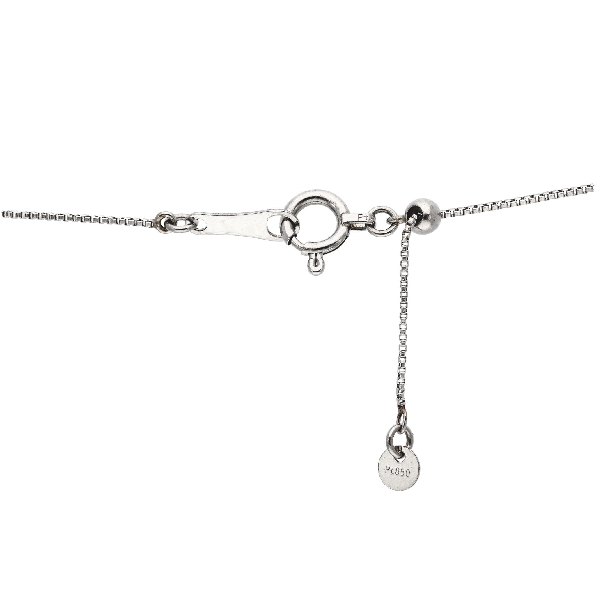 【限定1点】パパラチアサファイア/ダイヤモンド プラチナネックレス(9月誕生石/鑑別書付)《25C80133》