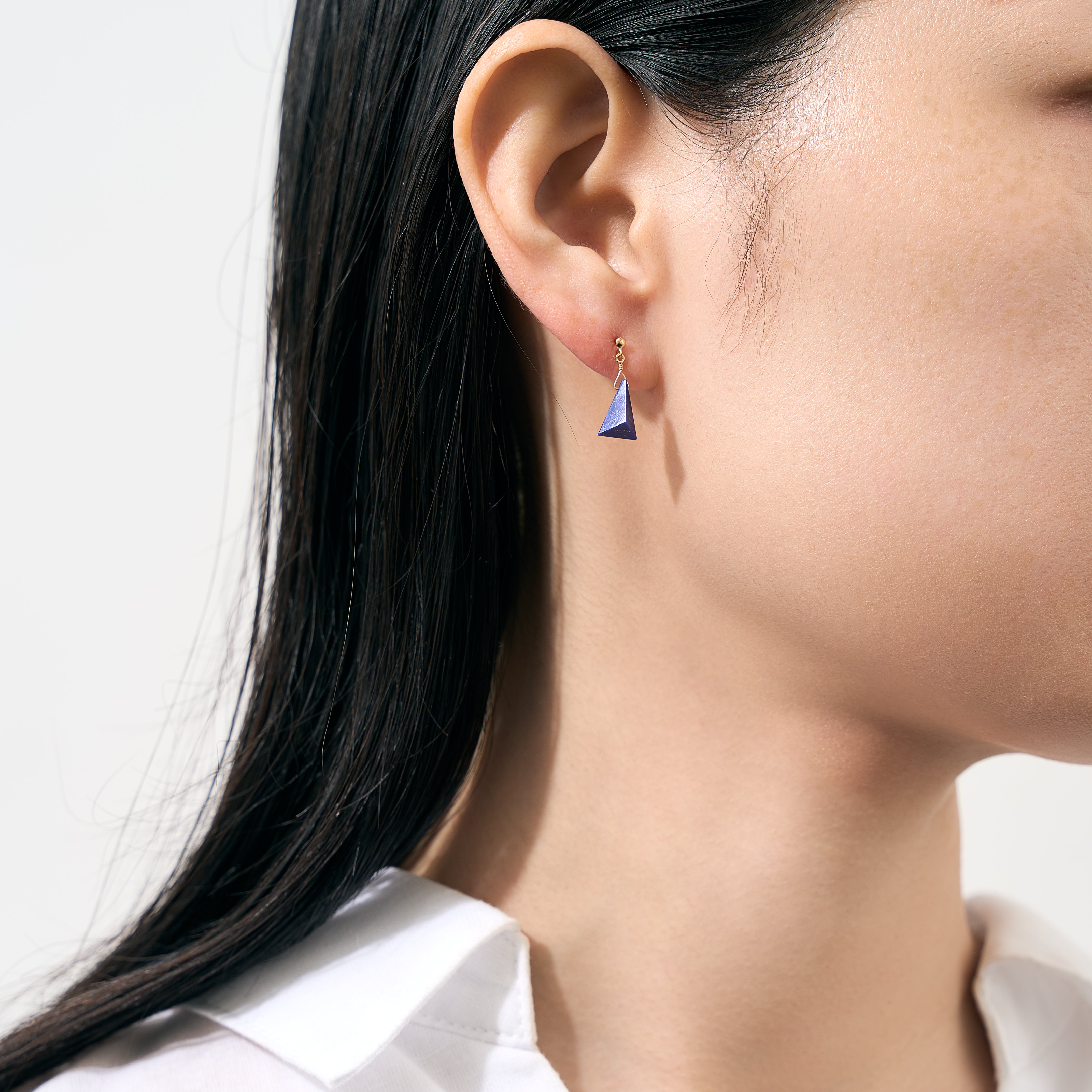 【限定10点】ラピスラズリ K18ピアス(12月誕生石)《25H00306》