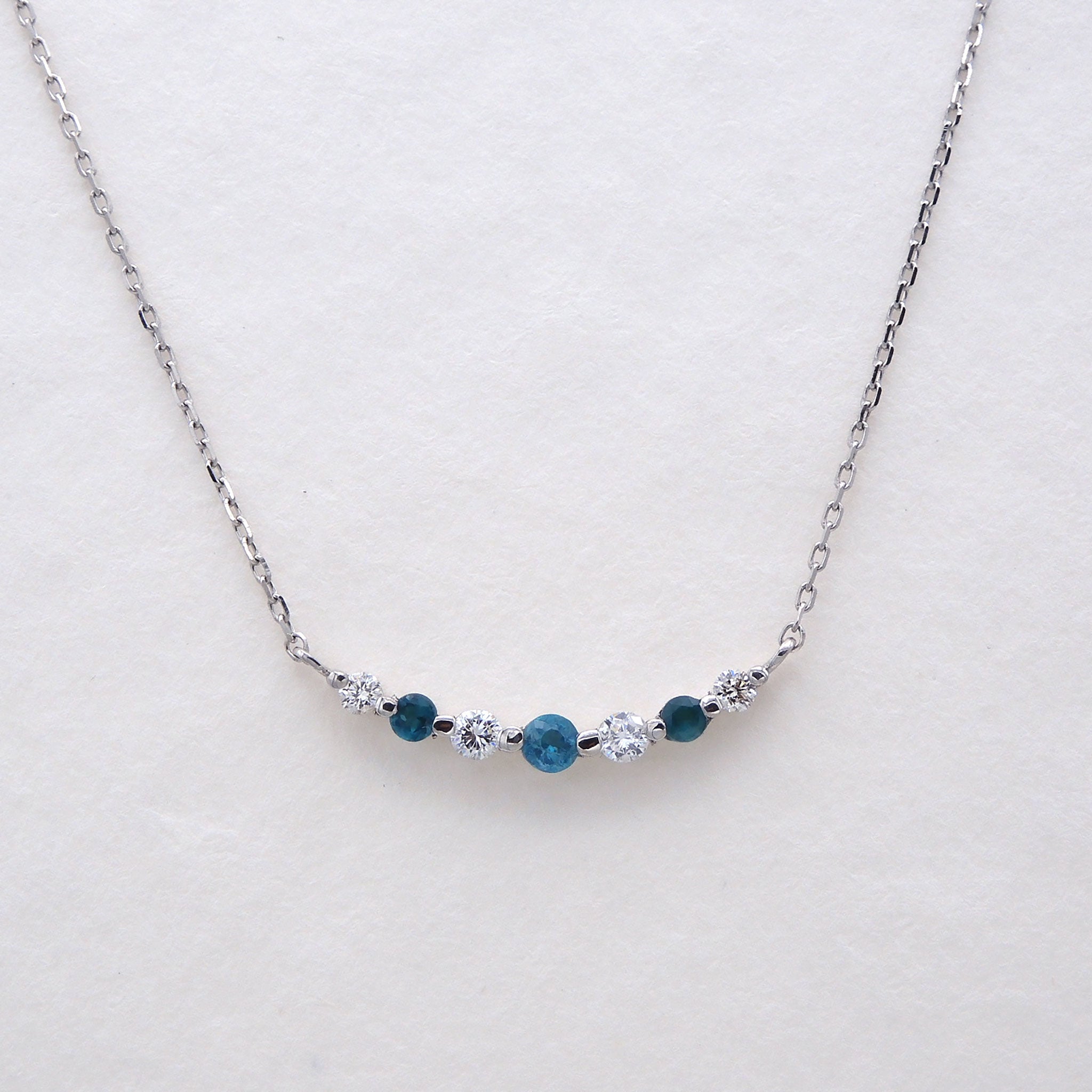 グランディディエライト/ダイヤモンド プラチナネックレス《25H00506》